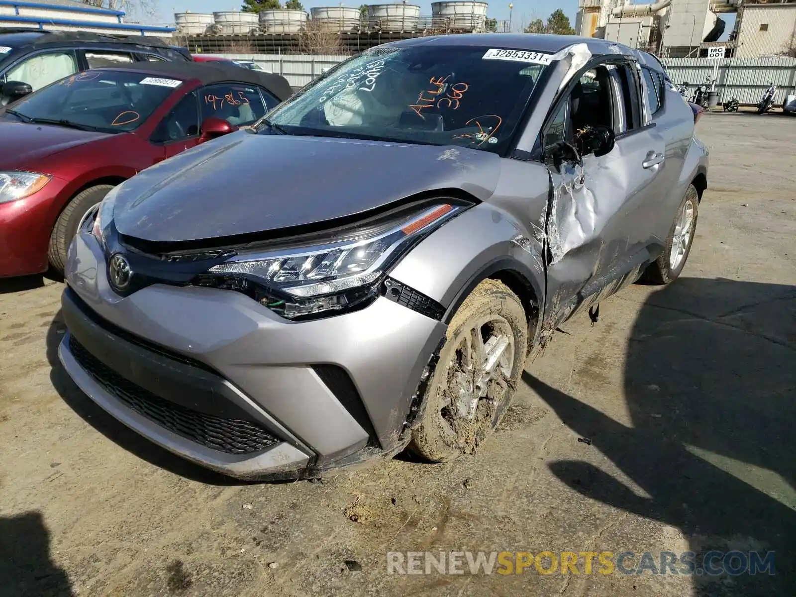 2 Photograph of a damaged car JTNKHMBX8L1089930 TOYOTA C-HR 2020