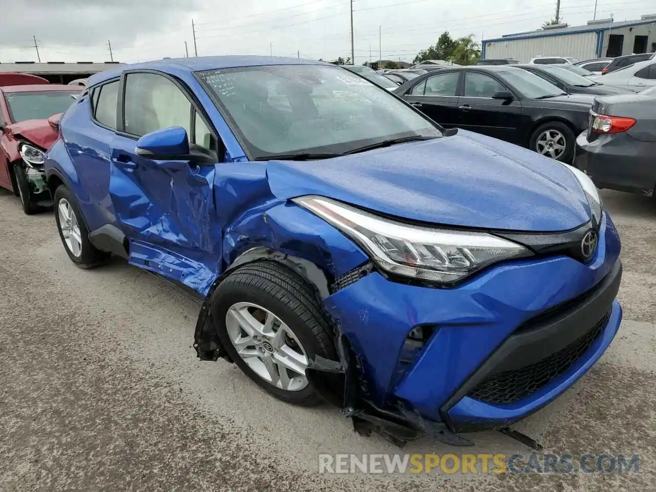 1 Photograph of a damaged car JTNKHMBX8L1090771 TOYOTA C-HR 2020