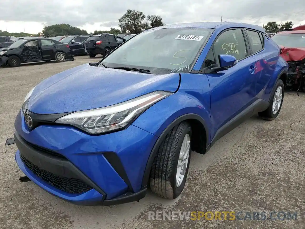 2 Photograph of a damaged car JTNKHMBX8L1090771 TOYOTA C-HR 2020