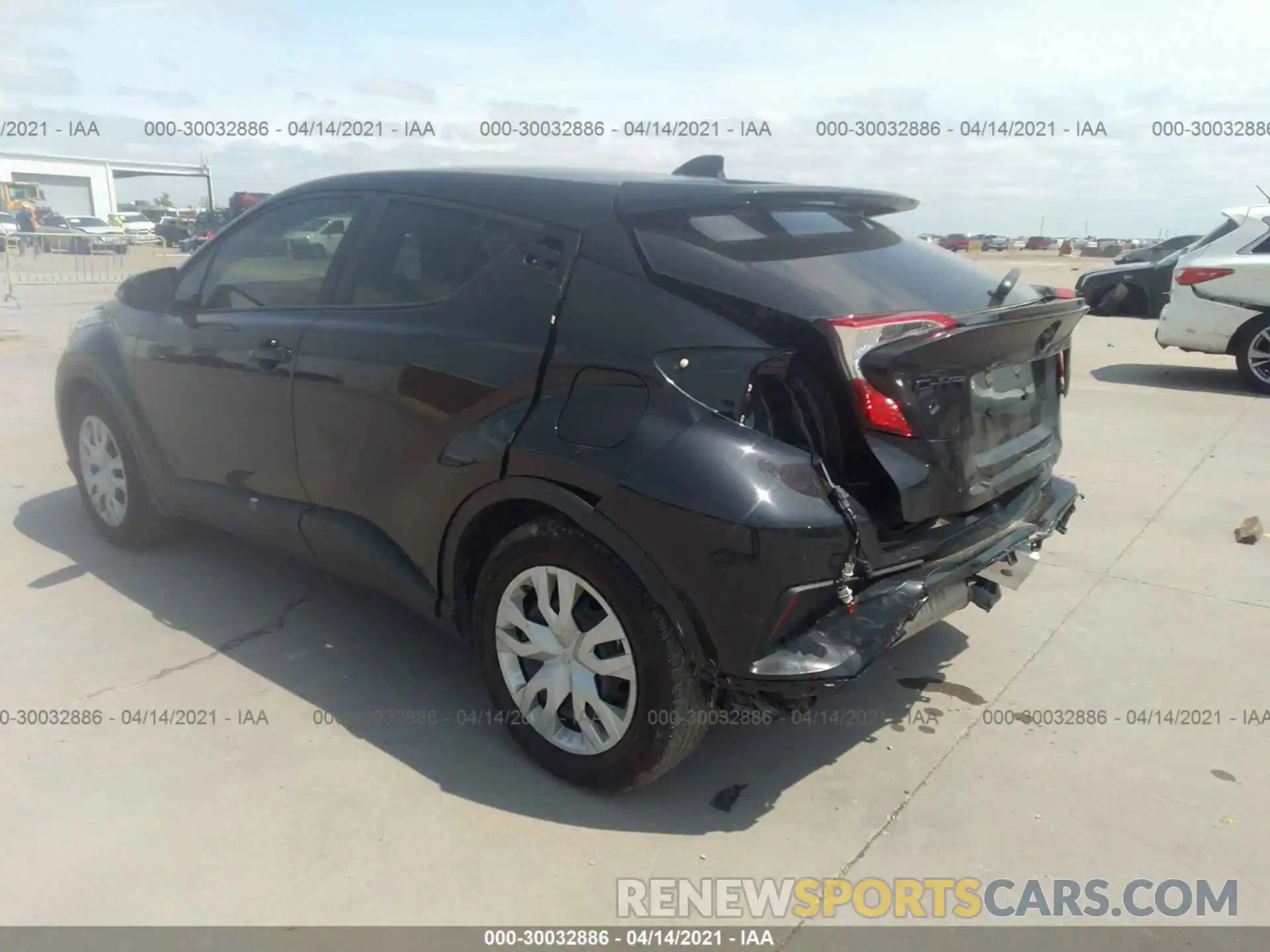 3 Photograph of a damaged car JTNKHMBX8L1090799 TOYOTA C-HR 2020