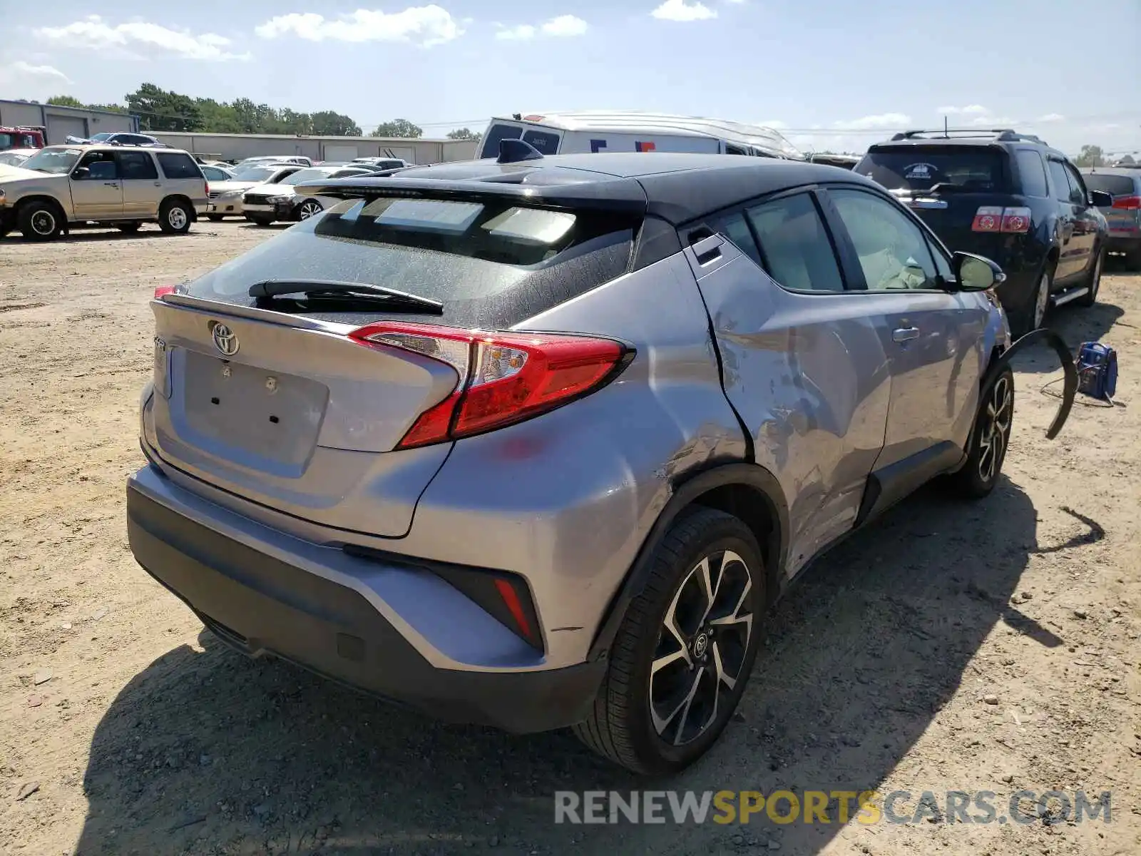 4 Photograph of a damaged car JTNKHMBX8L1091094 TOYOTA C-HR 2020