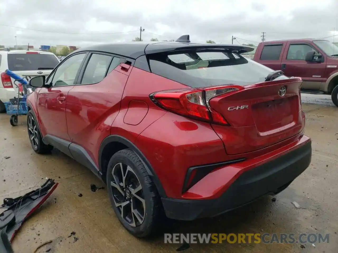 3 Photograph of a damaged car JTNKHMBX8L1091807 TOYOTA C-HR 2020