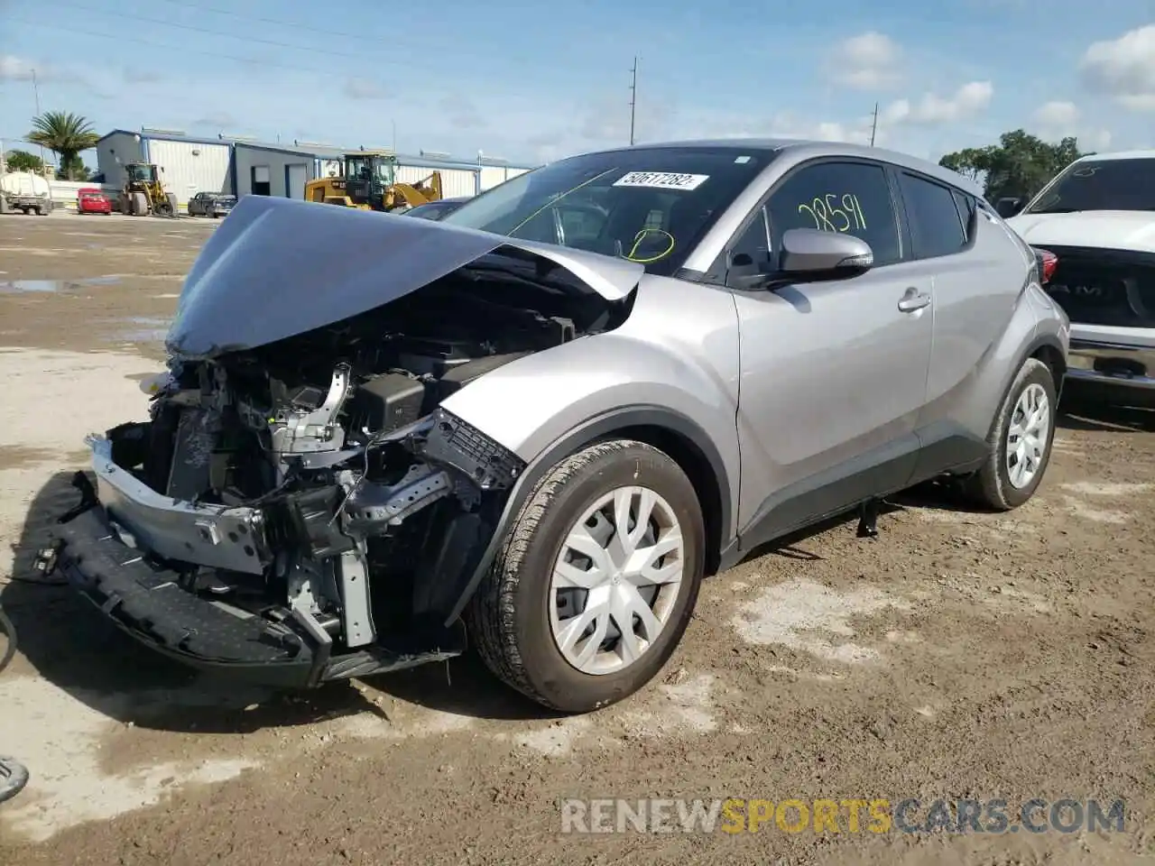 2 Photograph of a damaged car JTNKHMBX8L1092052 TOYOTA C-HR 2020