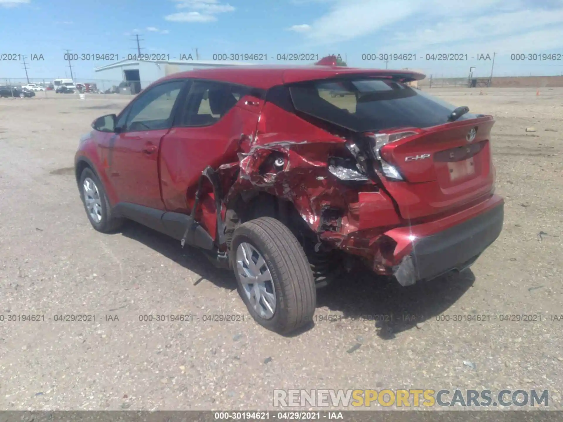 6 Photograph of a damaged car JTNKHMBX8L1092360 TOYOTA C-HR 2020