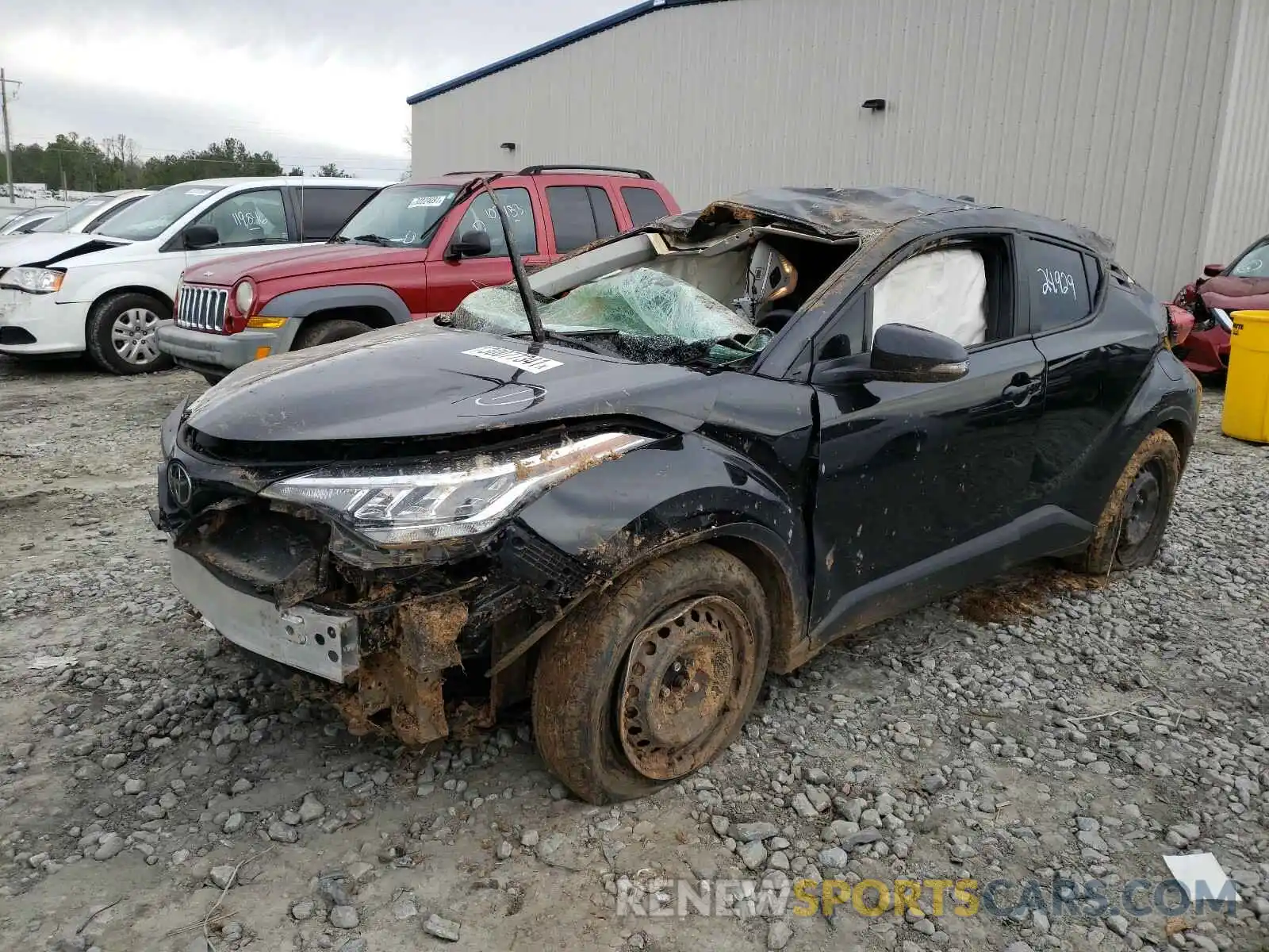 2 Photograph of a damaged car JTNKHMBX9L1062882 TOYOTA C-HR 2020