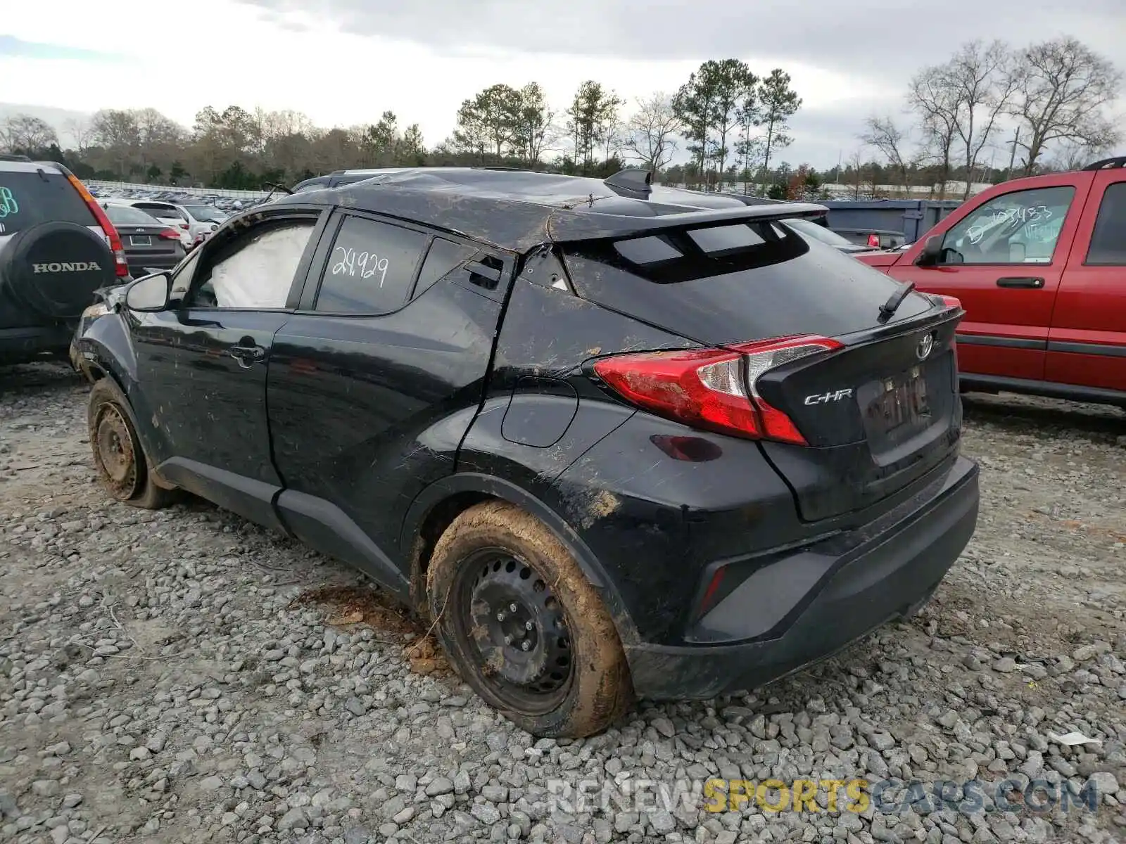 3 Photograph of a damaged car JTNKHMBX9L1062882 TOYOTA C-HR 2020