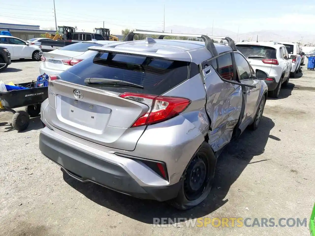 4 Photograph of a damaged car JTNKHMBX9L1063207 TOYOTA C-HR 2020