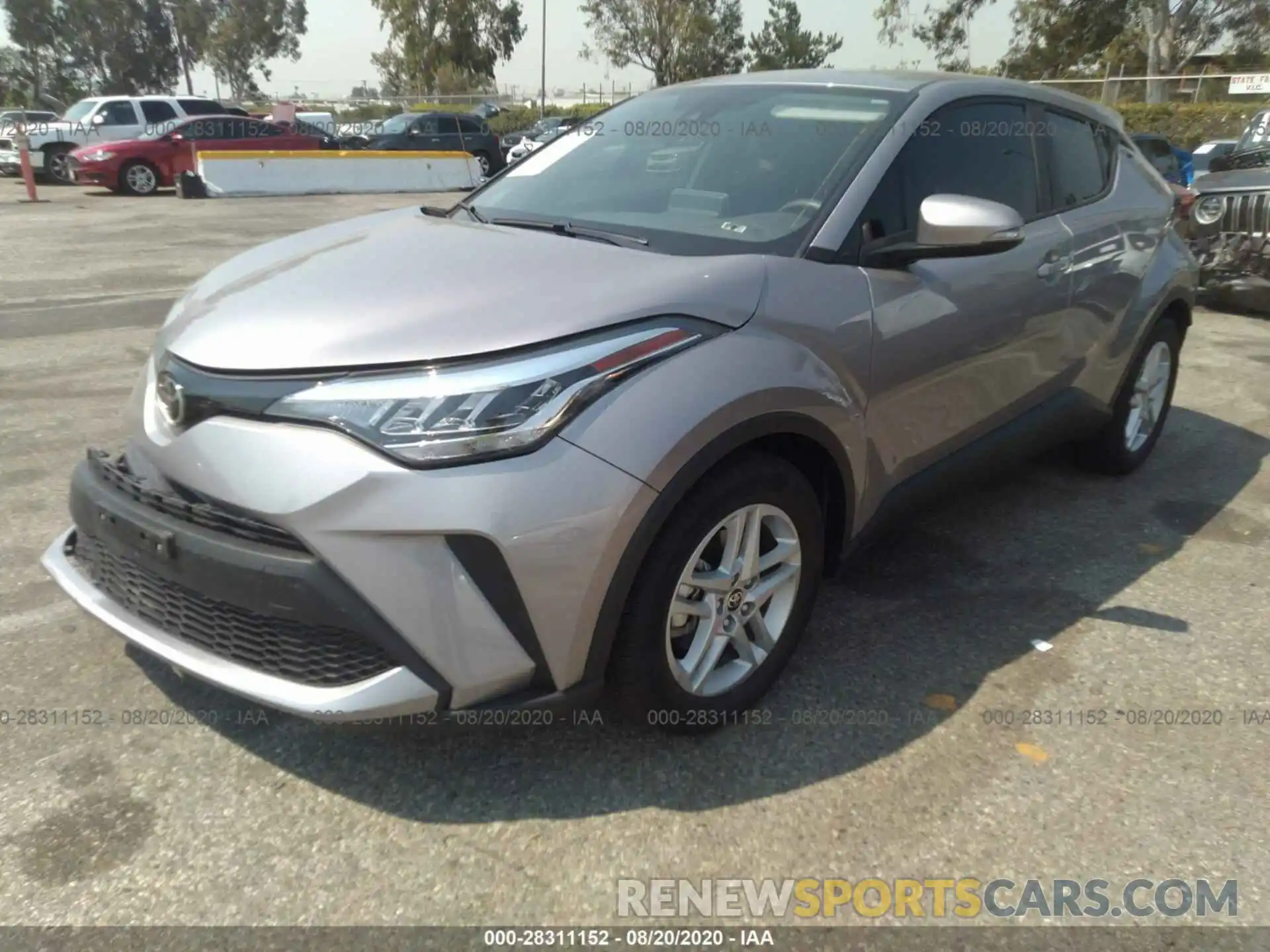 2 Photograph of a damaged car JTNKHMBX9L1063224 TOYOTA C-HR 2020