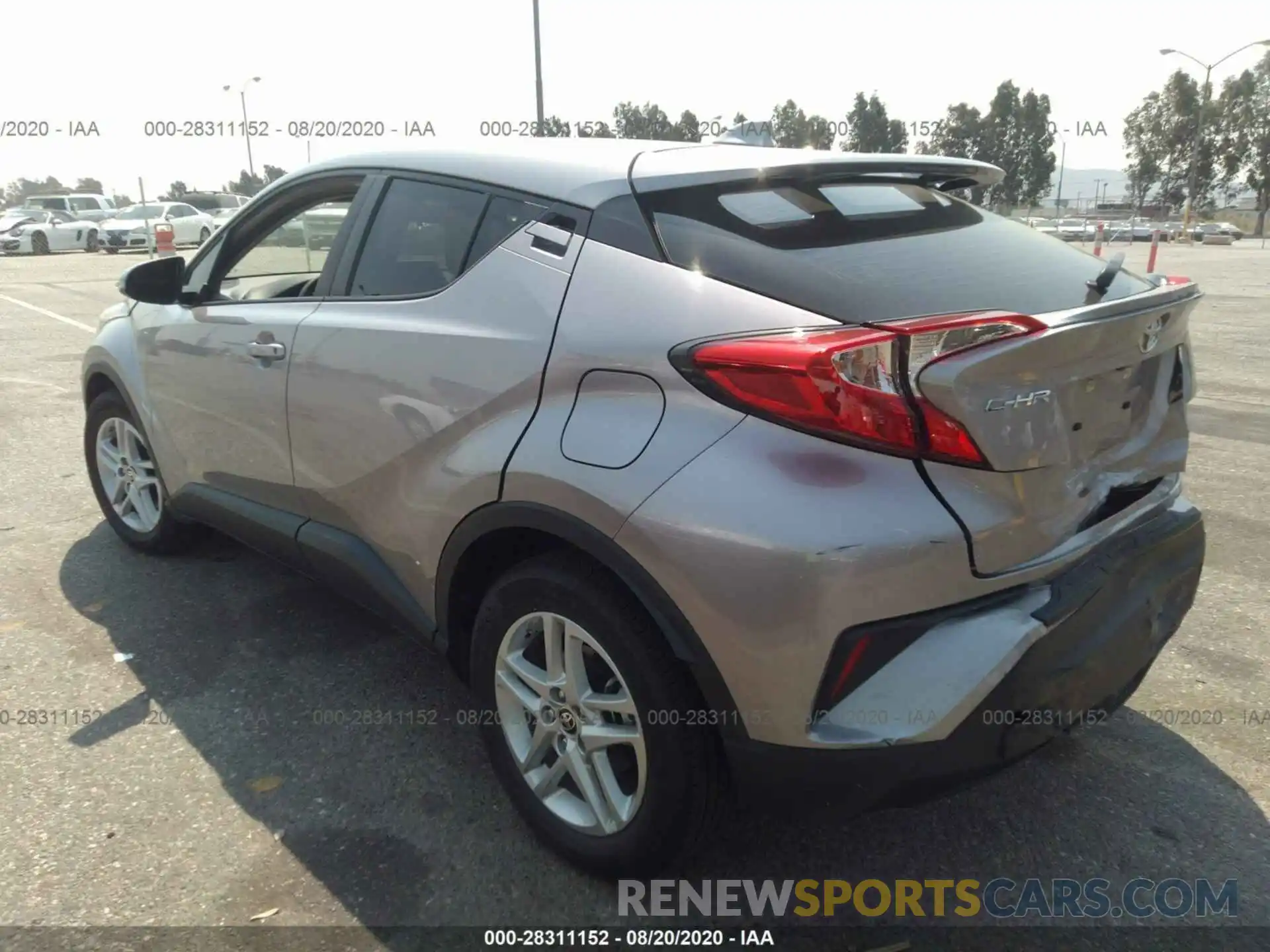 3 Photograph of a damaged car JTNKHMBX9L1063224 TOYOTA C-HR 2020