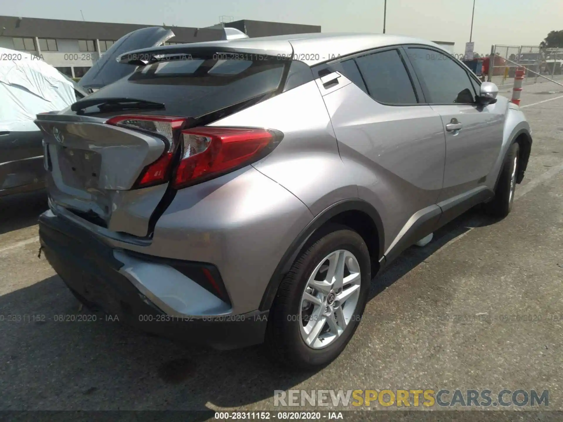 4 Photograph of a damaged car JTNKHMBX9L1063224 TOYOTA C-HR 2020