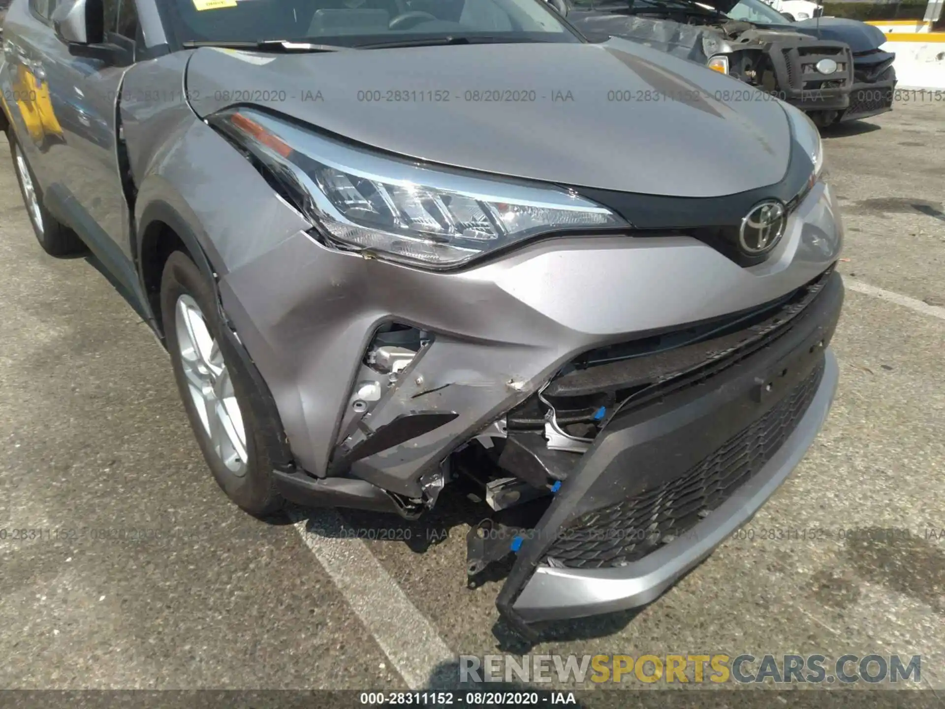 6 Photograph of a damaged car JTNKHMBX9L1063224 TOYOTA C-HR 2020