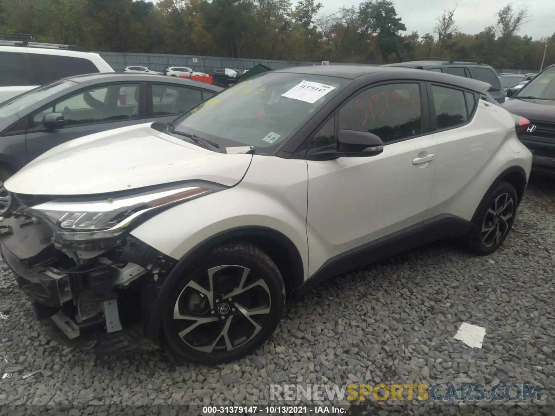 2 Фотография поврежденного автомобиля JTNKHMBX9L1063255 TOYOTA C-HR 2020