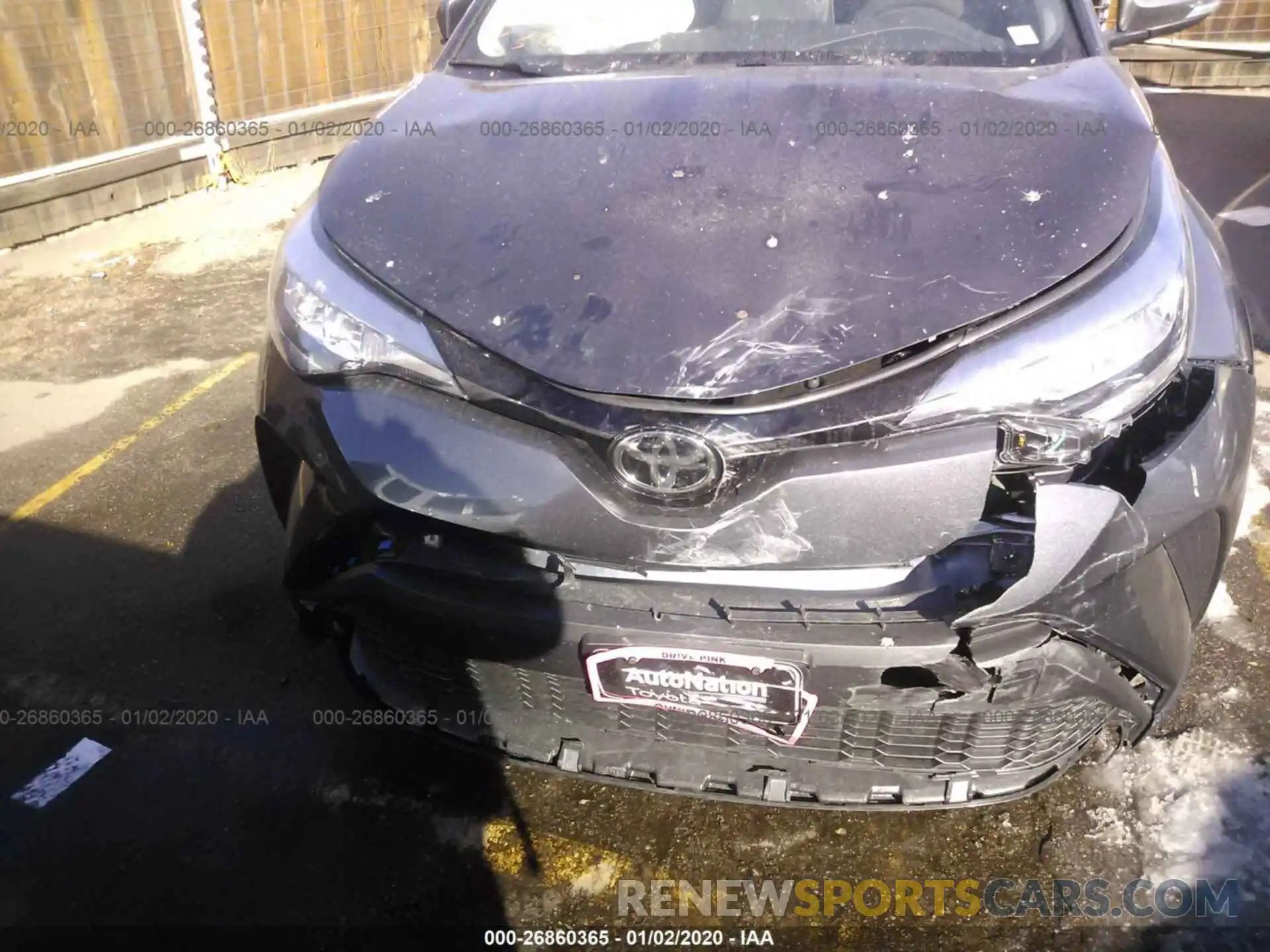 6 Photograph of a damaged car JTNKHMBX9L1063546 TOYOTA C-HR 2020