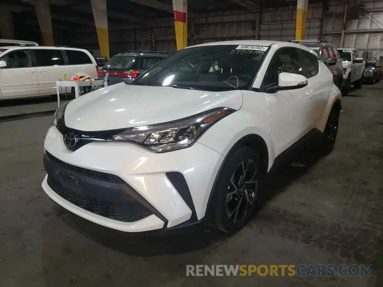 2 Photograph of a damaged car JTNKHMBX9L1064017 TOYOTA C-HR 2020