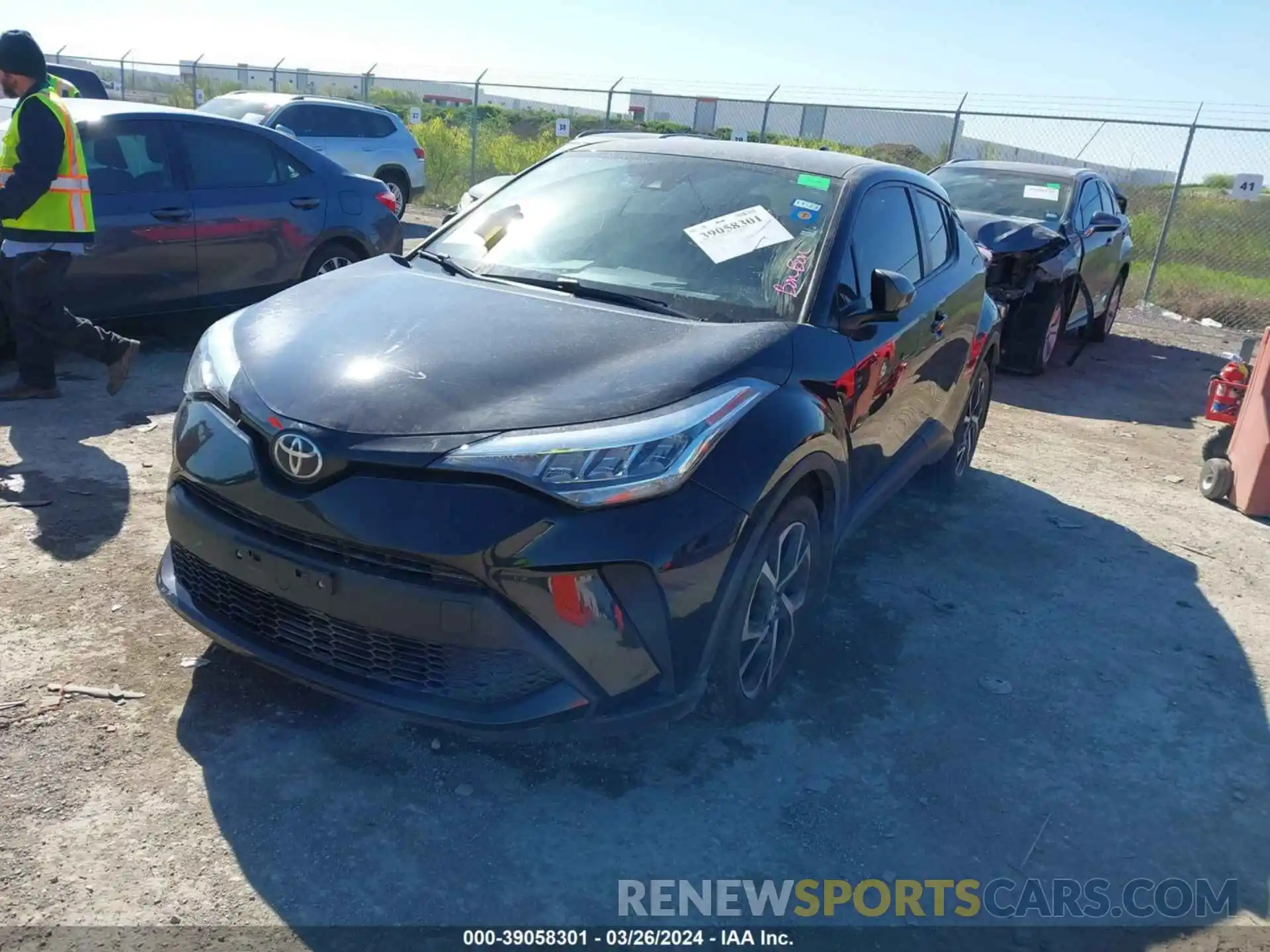 2 Photograph of a damaged car JTNKHMBX9L1068181 TOYOTA C-HR 2020