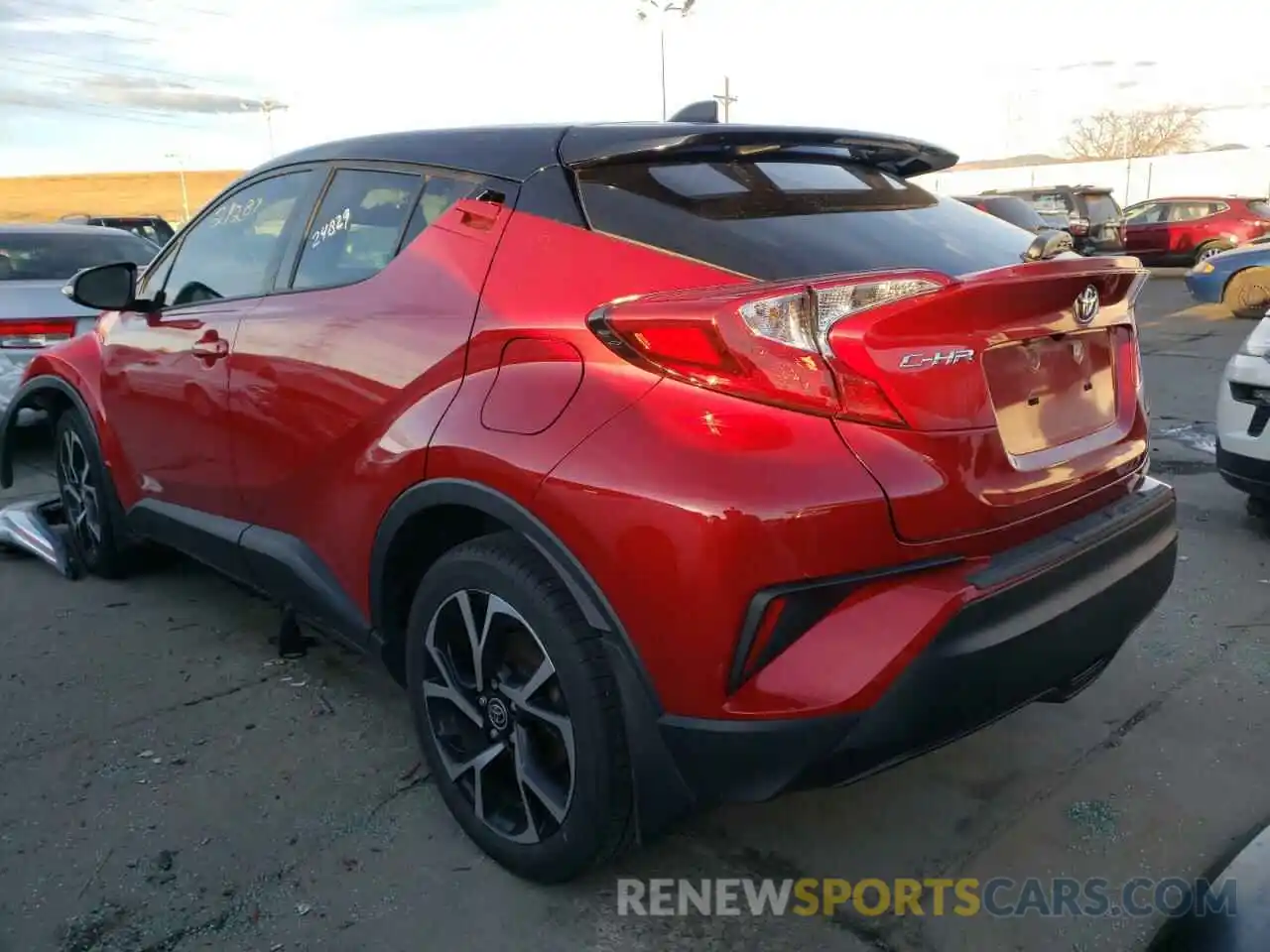 3 Photograph of a damaged car JTNKHMBX9L1069332 TOYOTA C-HR 2020