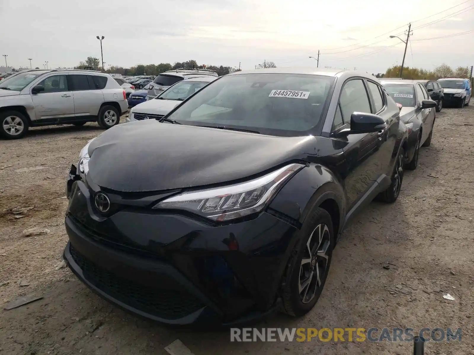 2 Photograph of a damaged car JTNKHMBX9L1070917 TOYOTA C-HR 2020