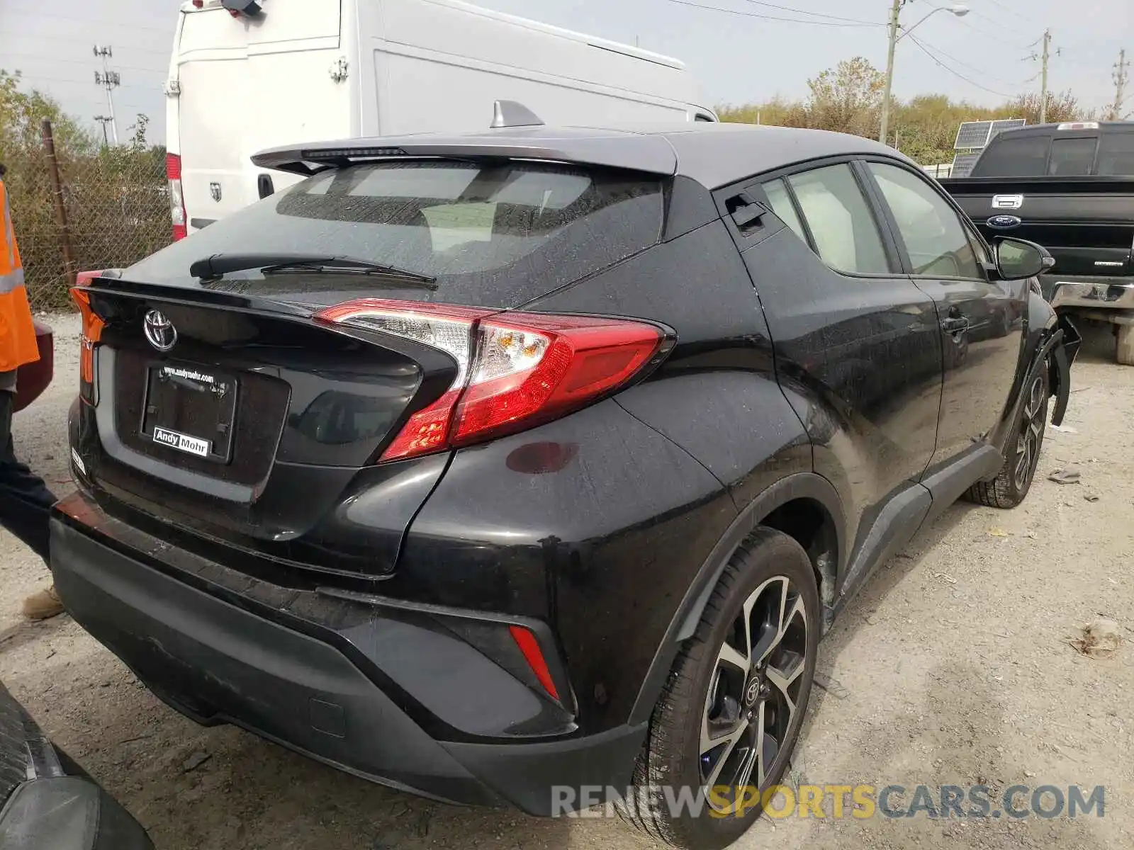 4 Photograph of a damaged car JTNKHMBX9L1070917 TOYOTA C-HR 2020