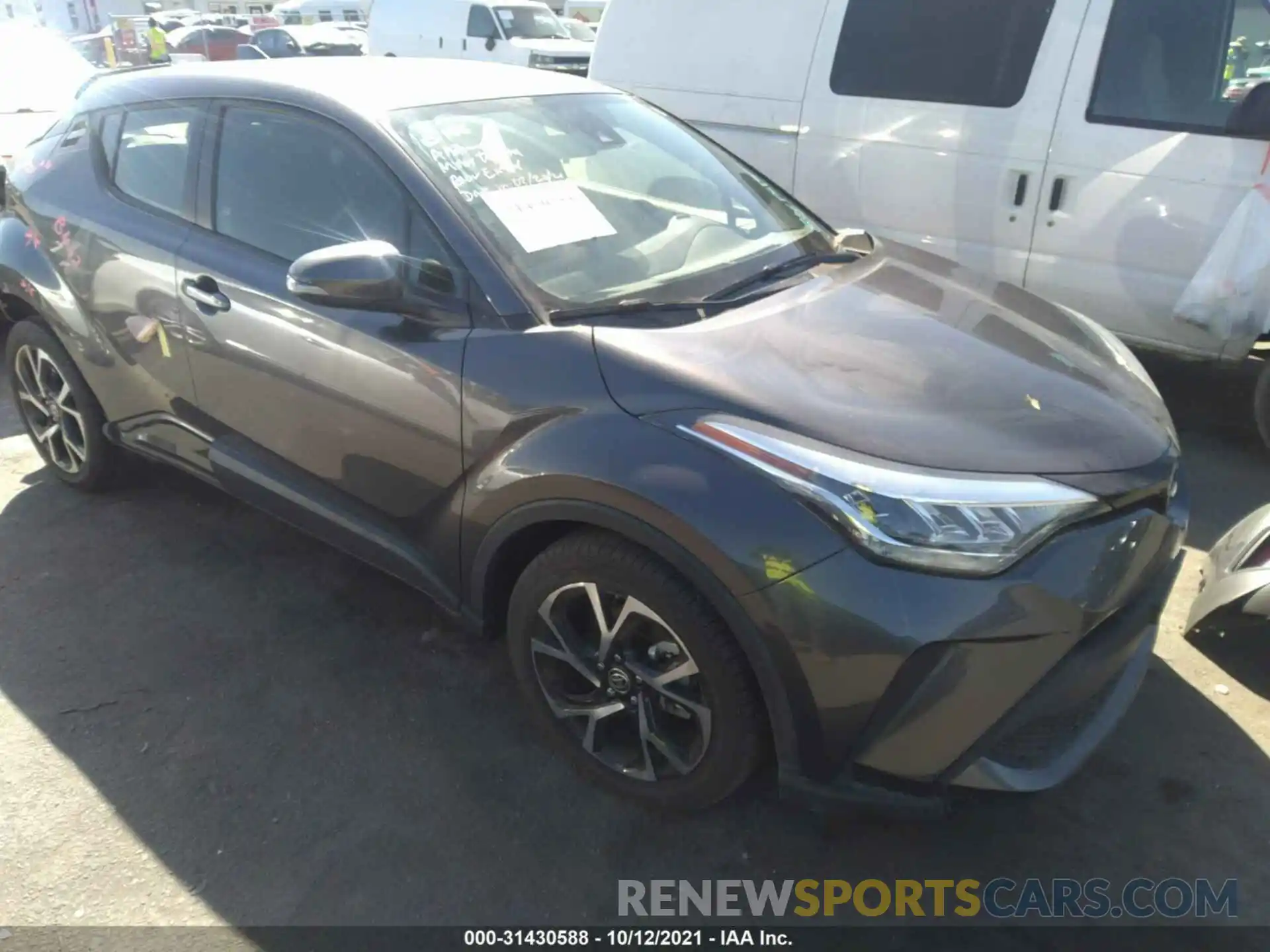 1 Photograph of a damaged car JTNKHMBX9L1071064 TOYOTA C-HR 2020