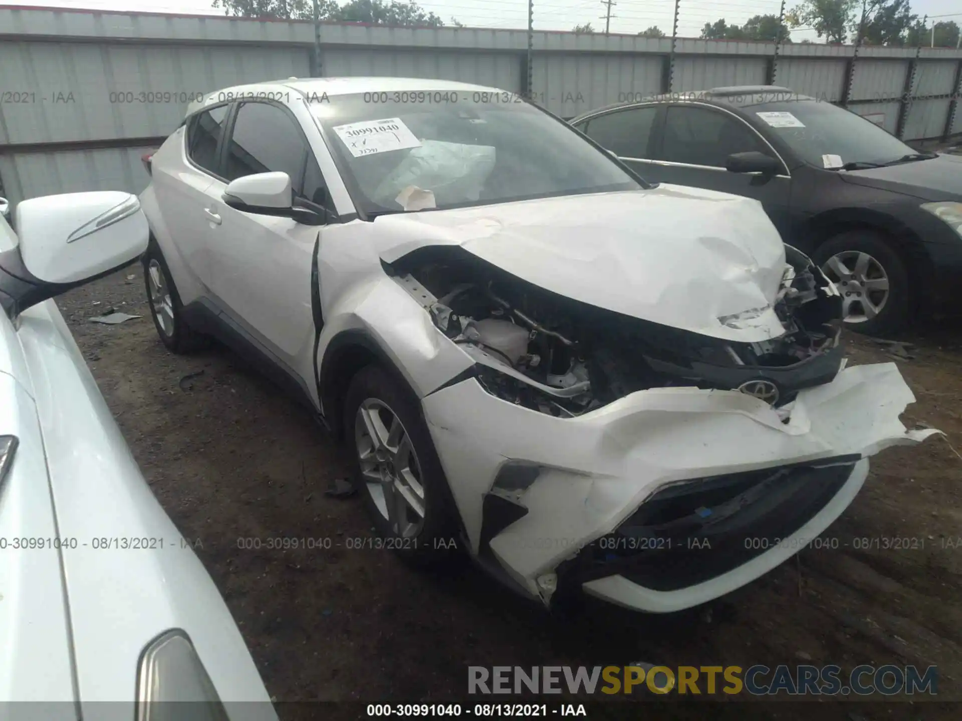 1 Photograph of a damaged car JTNKHMBX9L1071842 TOYOTA C-HR 2020