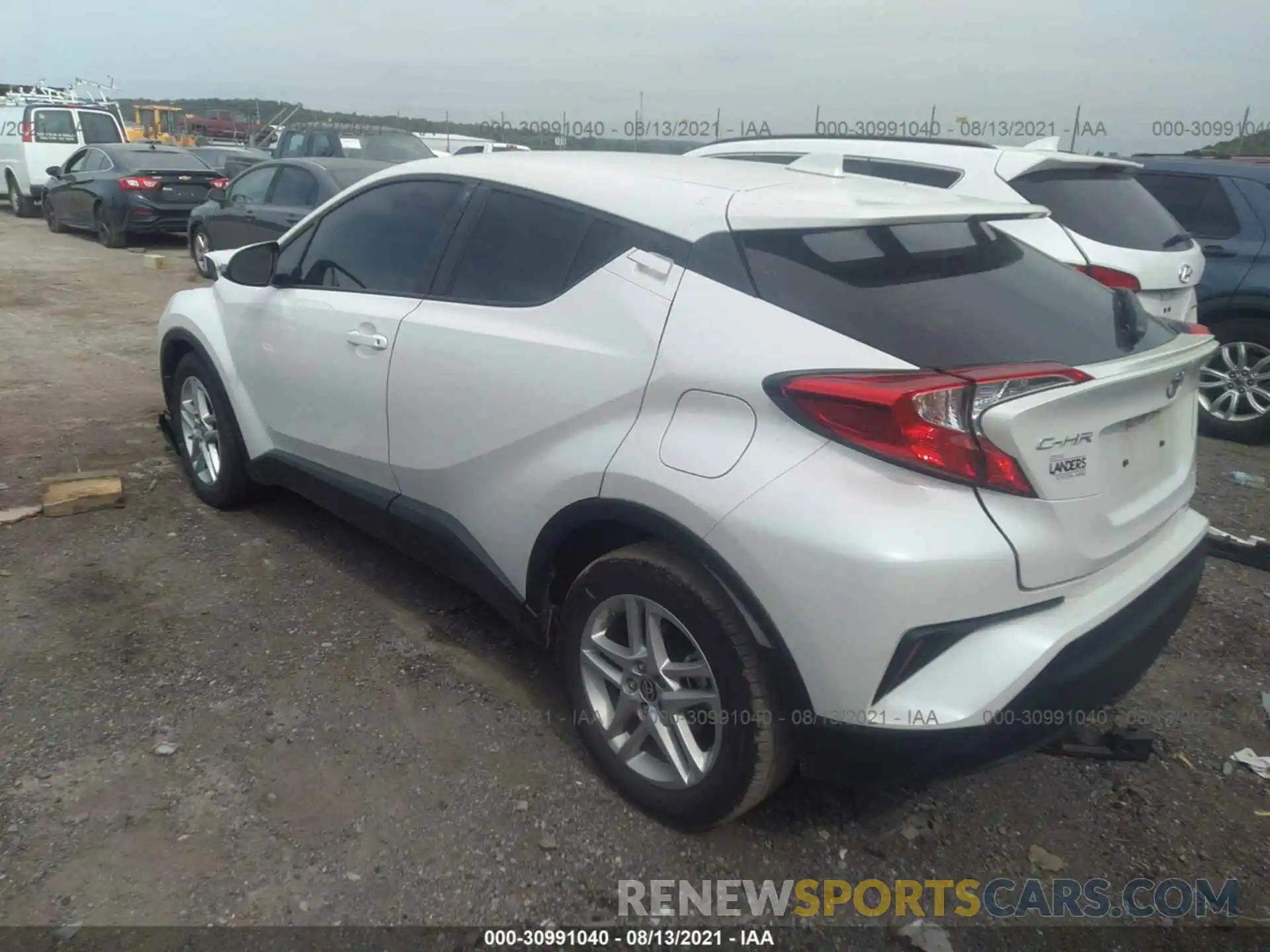 3 Photograph of a damaged car JTNKHMBX9L1071842 TOYOTA C-HR 2020