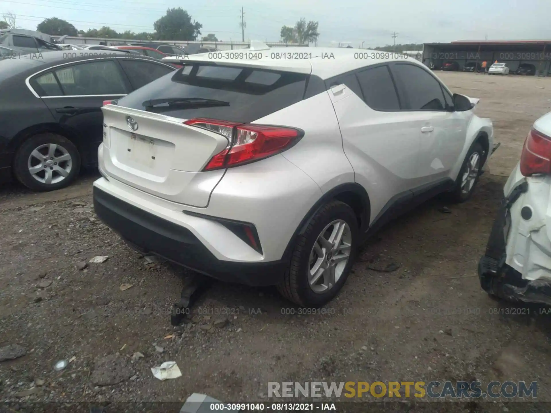 4 Photograph of a damaged car JTNKHMBX9L1071842 TOYOTA C-HR 2020