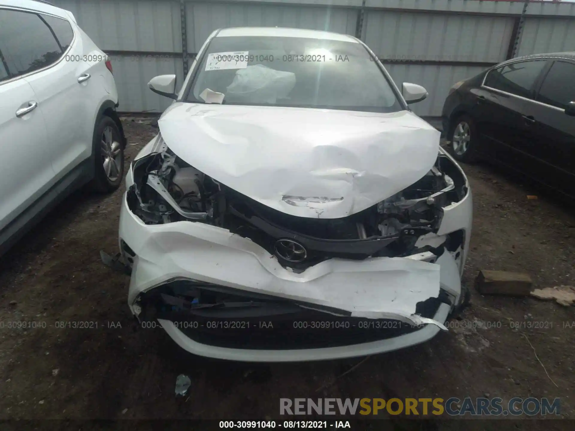 6 Photograph of a damaged car JTNKHMBX9L1071842 TOYOTA C-HR 2020