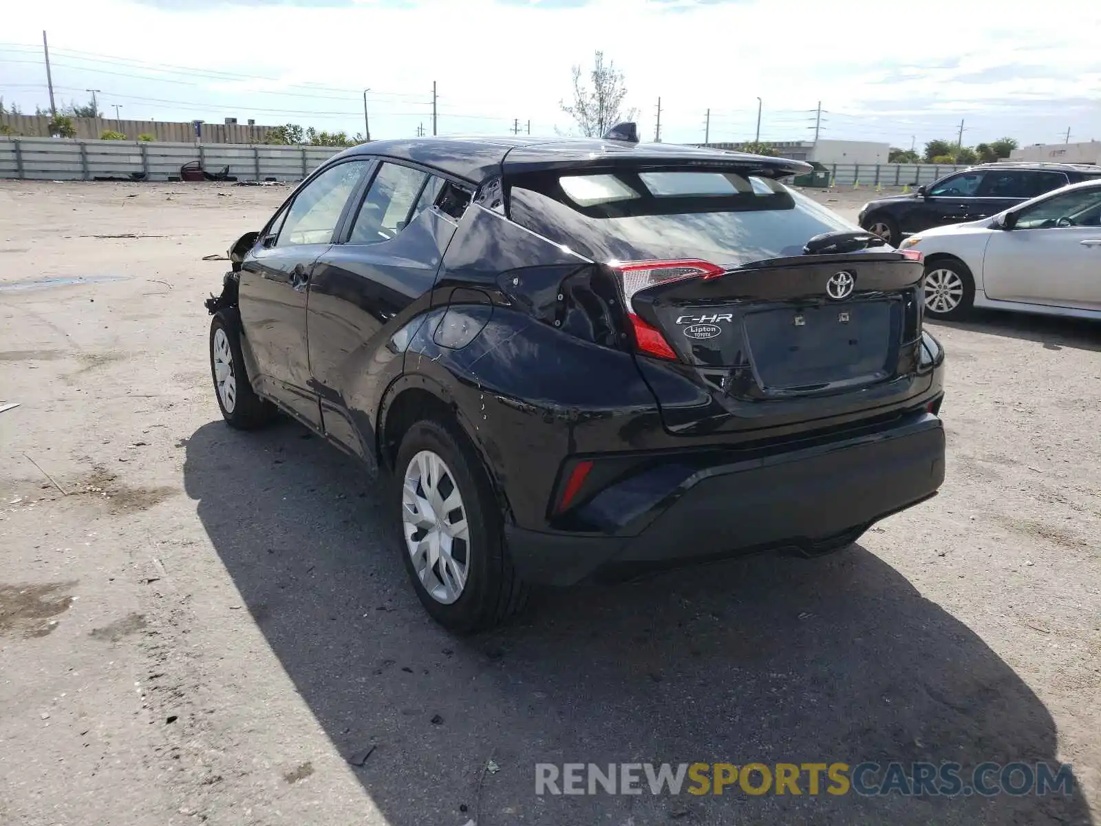 3 Photograph of a damaged car JTNKHMBX9L1073784 TOYOTA C-HR 2020