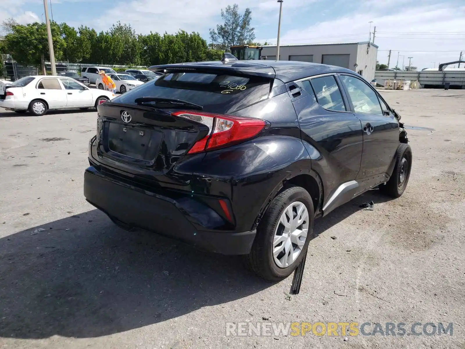 4 Photograph of a damaged car JTNKHMBX9L1073784 TOYOTA C-HR 2020