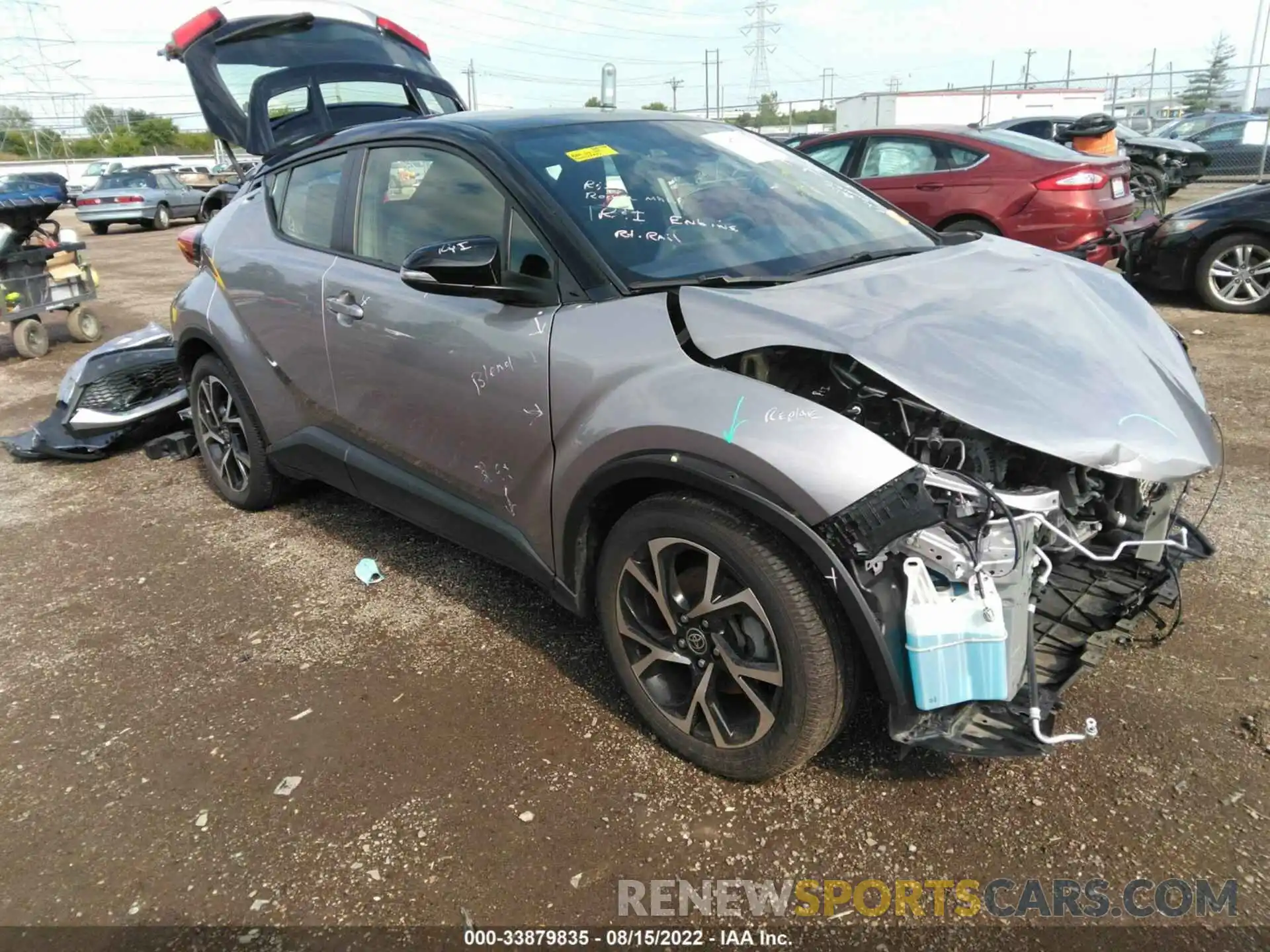 1 Photograph of a damaged car JTNKHMBX9L1074207 TOYOTA C-HR 2020