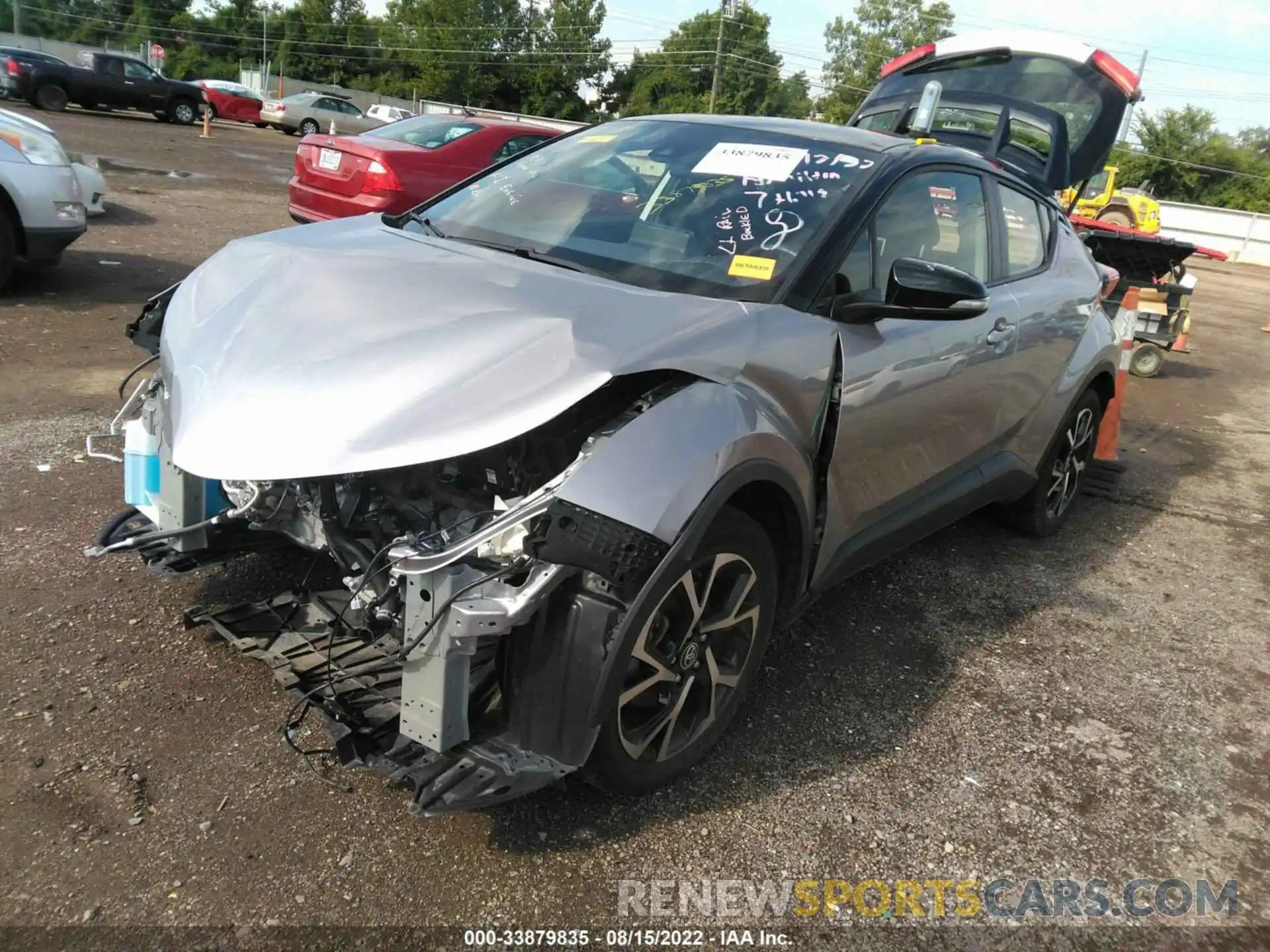 2 Photograph of a damaged car JTNKHMBX9L1074207 TOYOTA C-HR 2020