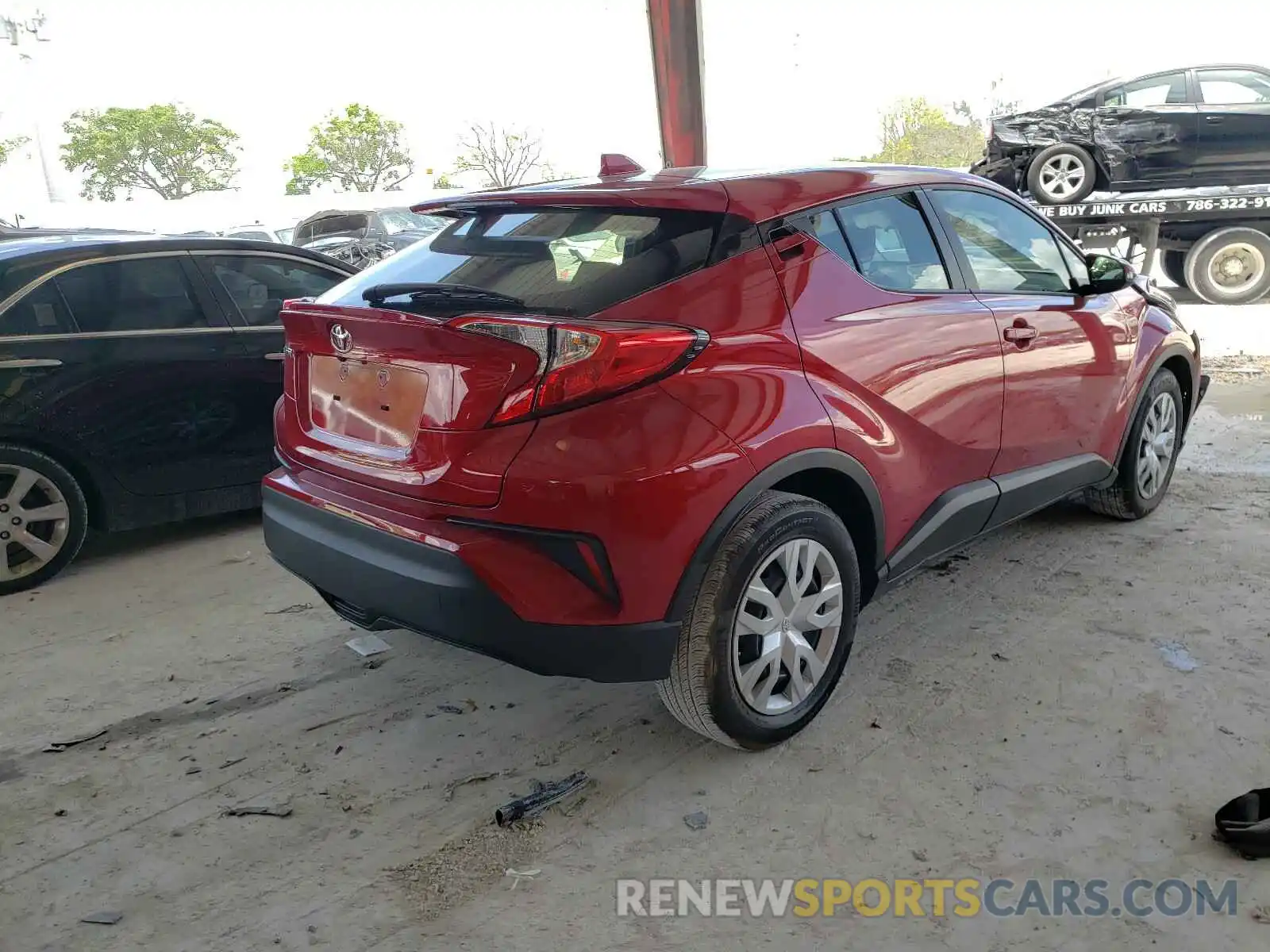 4 Photograph of a damaged car JTNKHMBX9L1074398 TOYOTA C-HR 2020