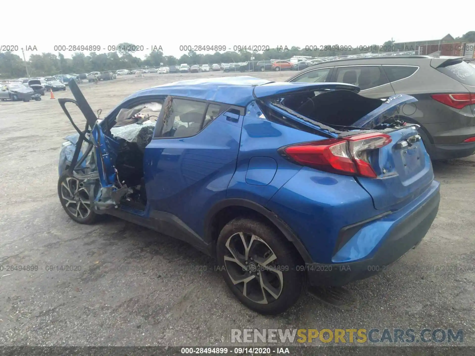 3 Photograph of a damaged car JTNKHMBX9L1074529 TOYOTA C-HR 2020