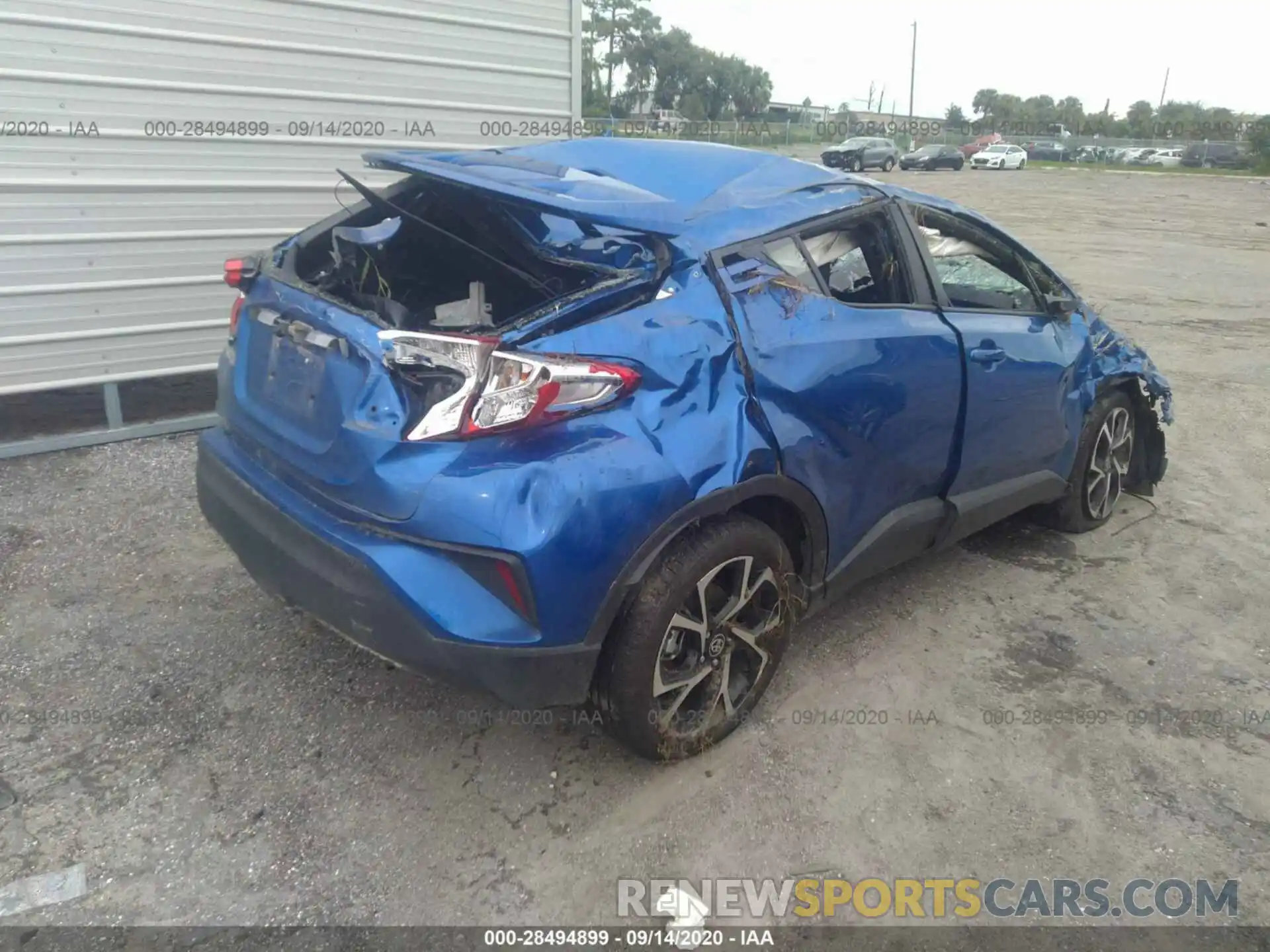 4 Photograph of a damaged car JTNKHMBX9L1074529 TOYOTA C-HR 2020