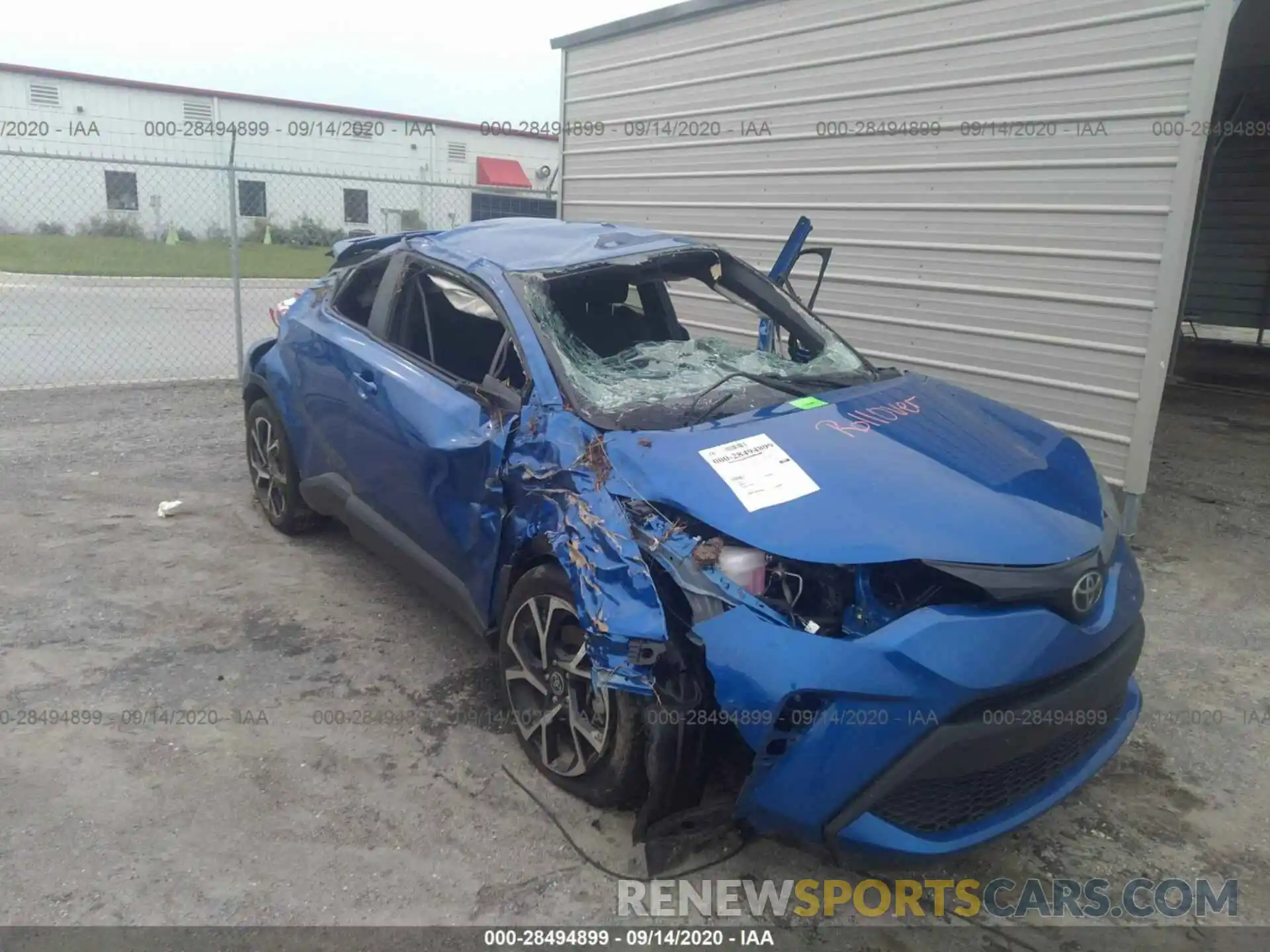 6 Photograph of a damaged car JTNKHMBX9L1074529 TOYOTA C-HR 2020