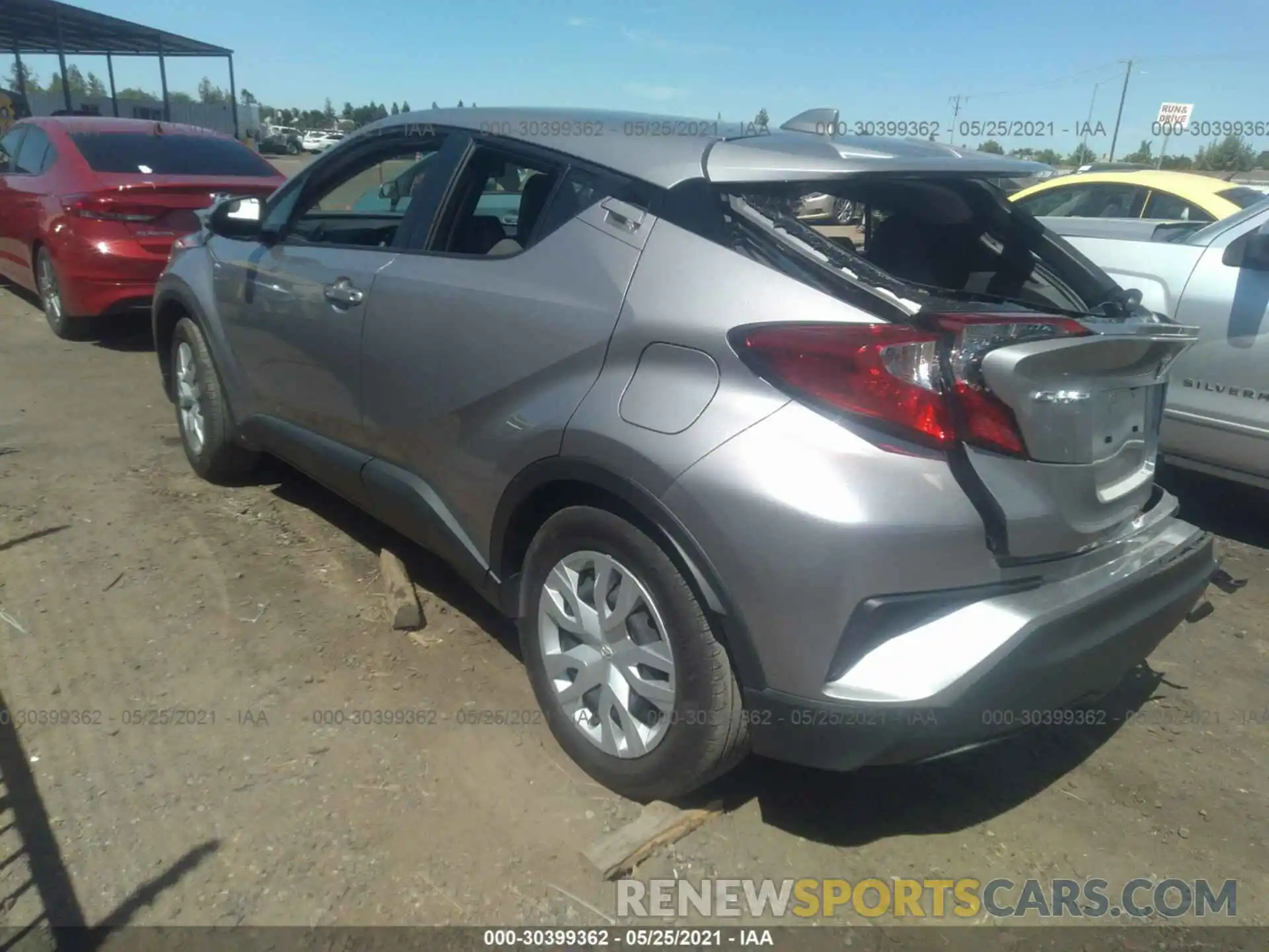 3 Photograph of a damaged car JTNKHMBX9L1075115 TOYOTA C-HR 2020