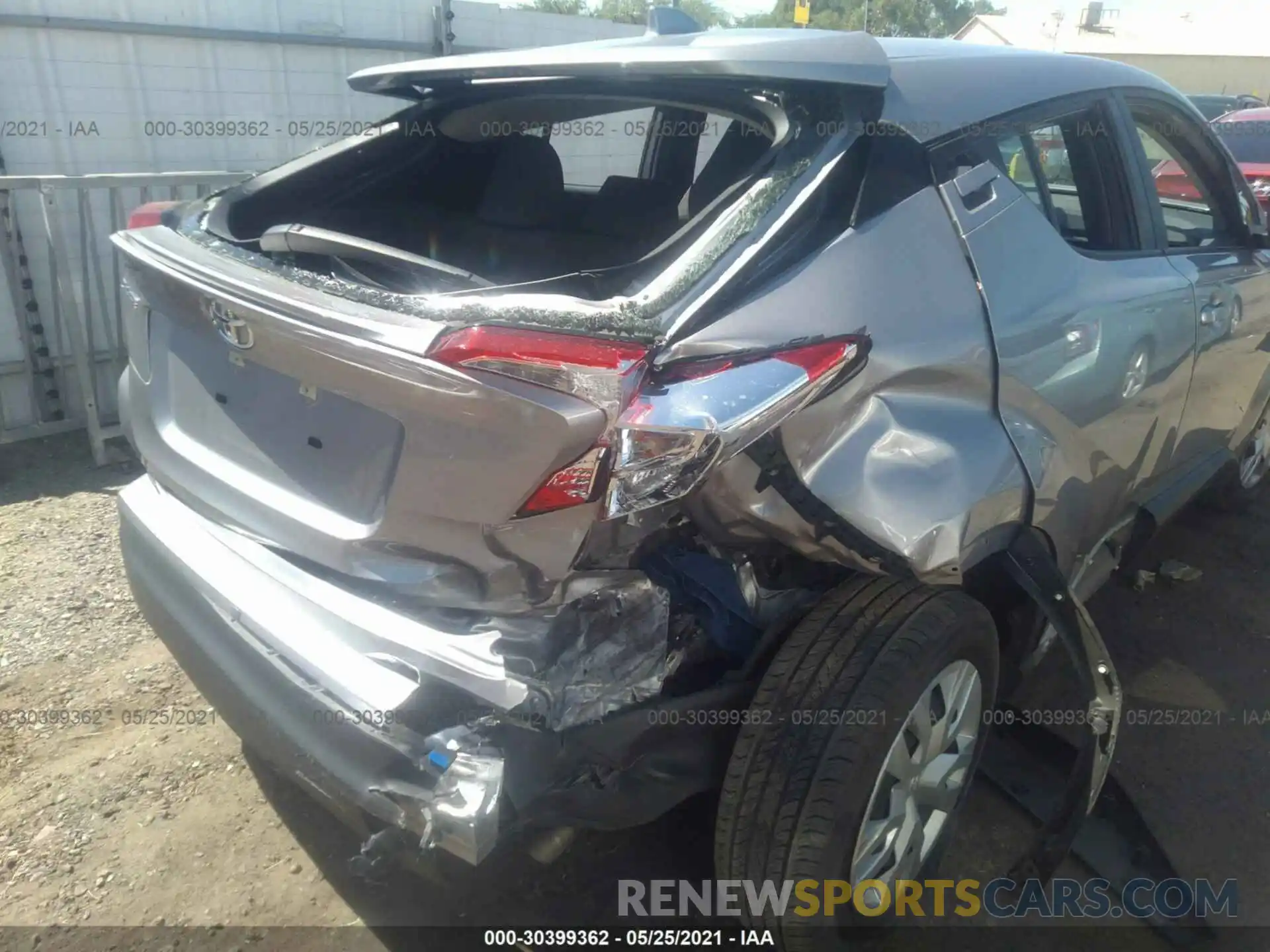 6 Photograph of a damaged car JTNKHMBX9L1075115 TOYOTA C-HR 2020