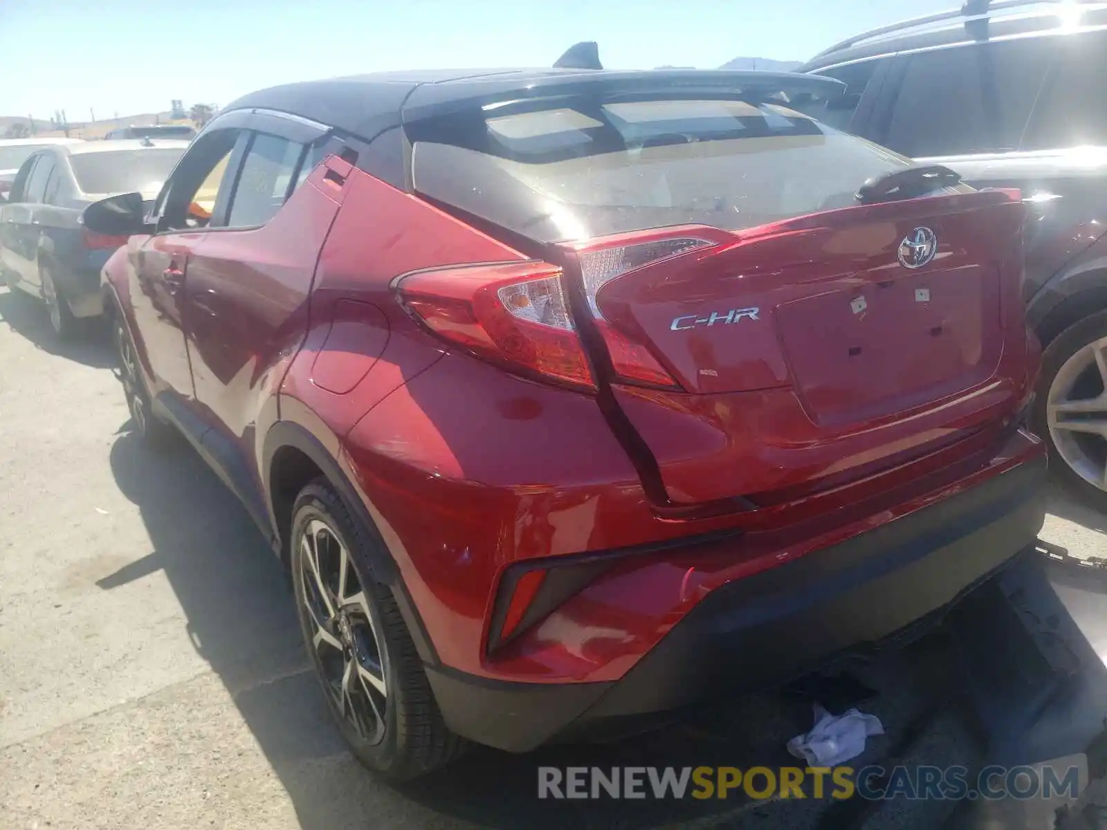 3 Photograph of a damaged car JTNKHMBX9L1076667 TOYOTA C-HR 2020