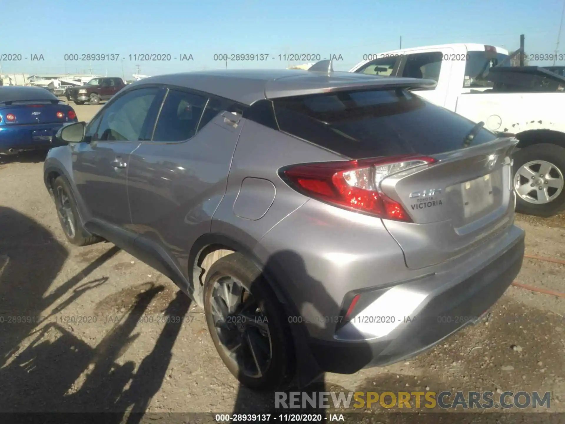 3 Photograph of a damaged car JTNKHMBX9L1079844 TOYOTA C-HR 2020