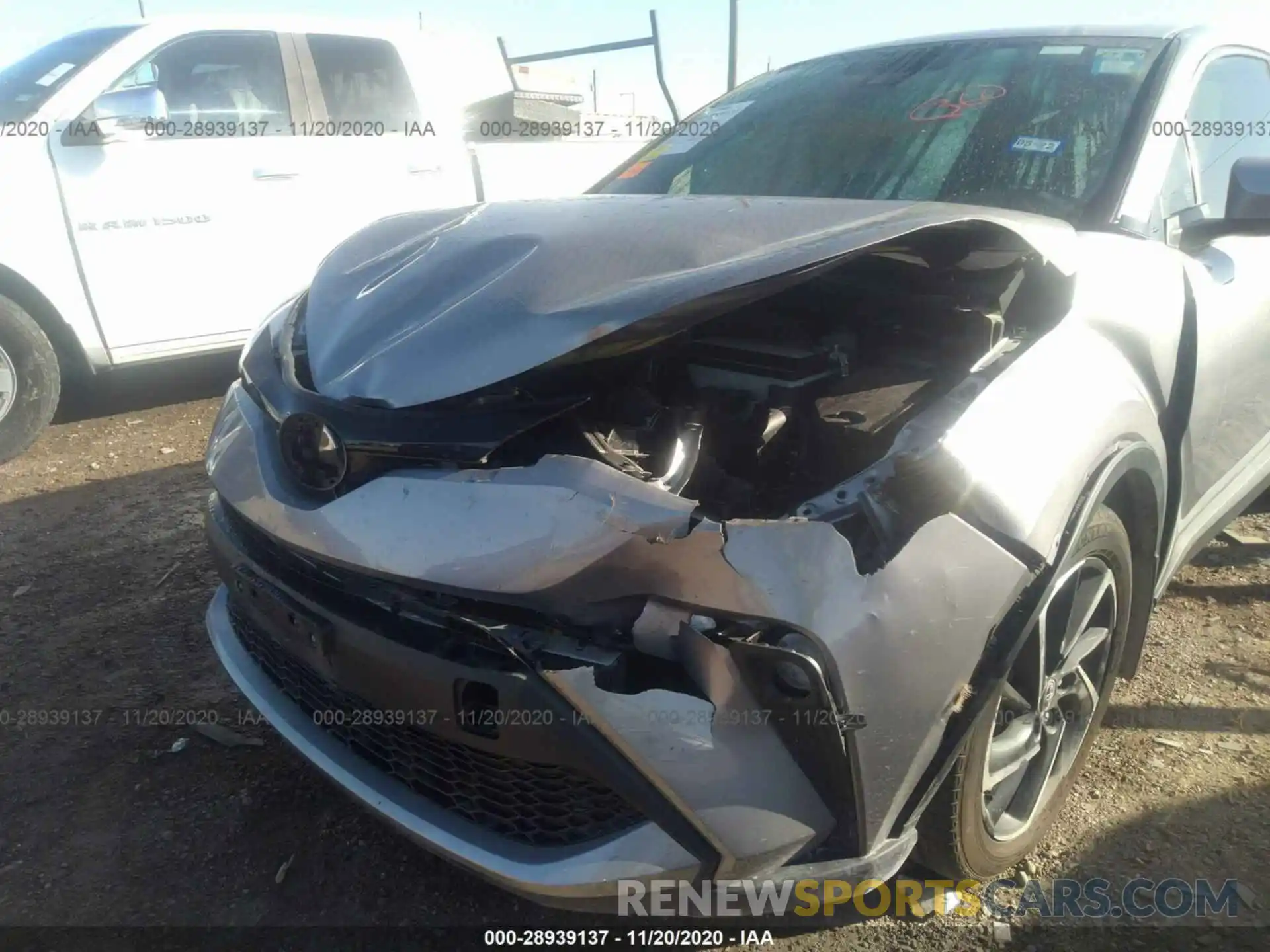 6 Photograph of a damaged car JTNKHMBX9L1079844 TOYOTA C-HR 2020