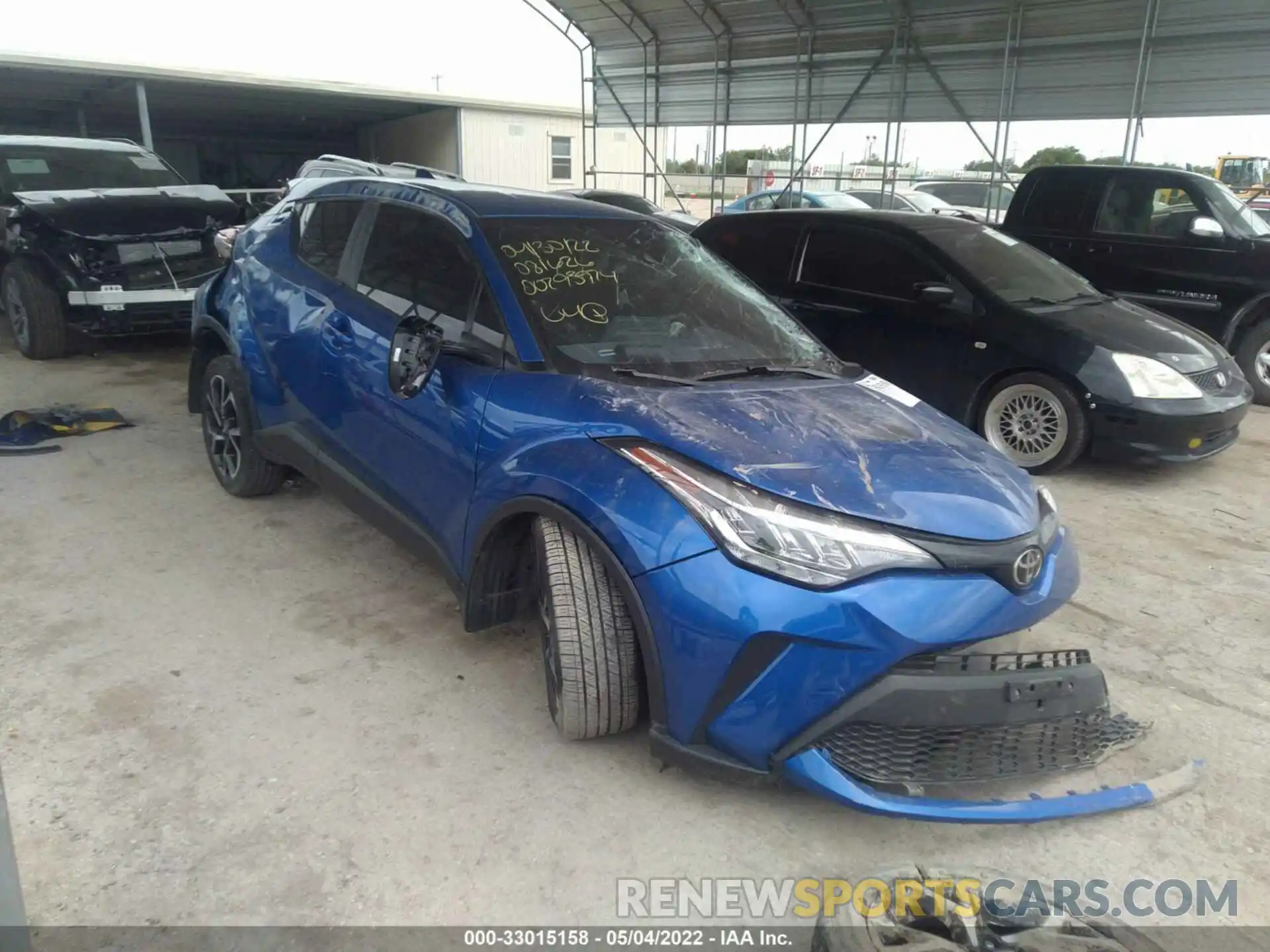 1 Фотография поврежденного автомобиля JTNKHMBX9L1081626 TOYOTA C-HR 2020