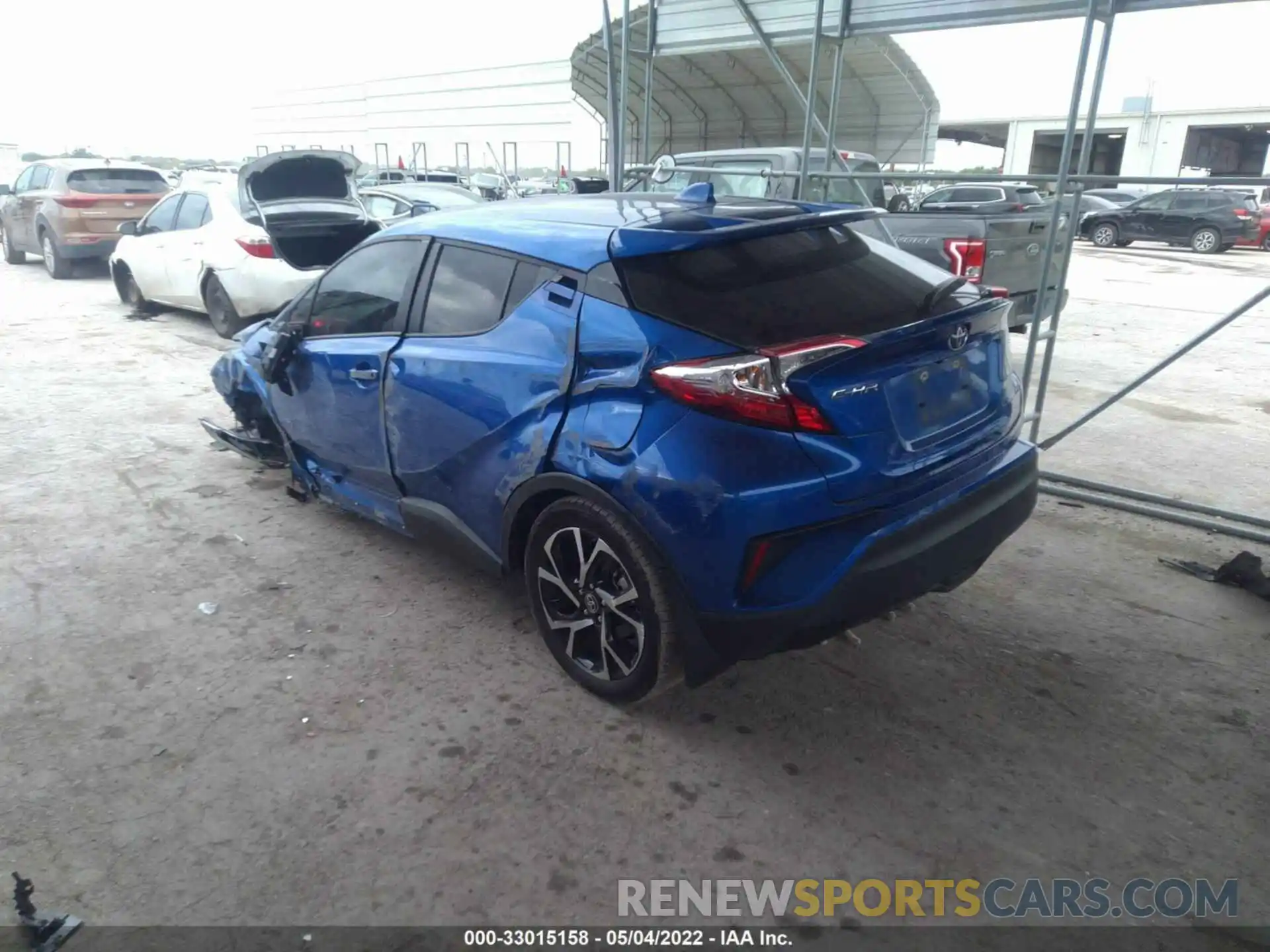 3 Photograph of a damaged car JTNKHMBX9L1081626 TOYOTA C-HR 2020