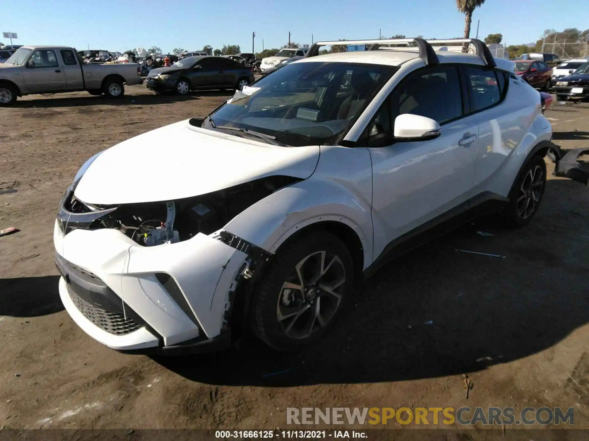 2 Photograph of a damaged car JTNKHMBX9L1082341 TOYOTA C-HR 2020