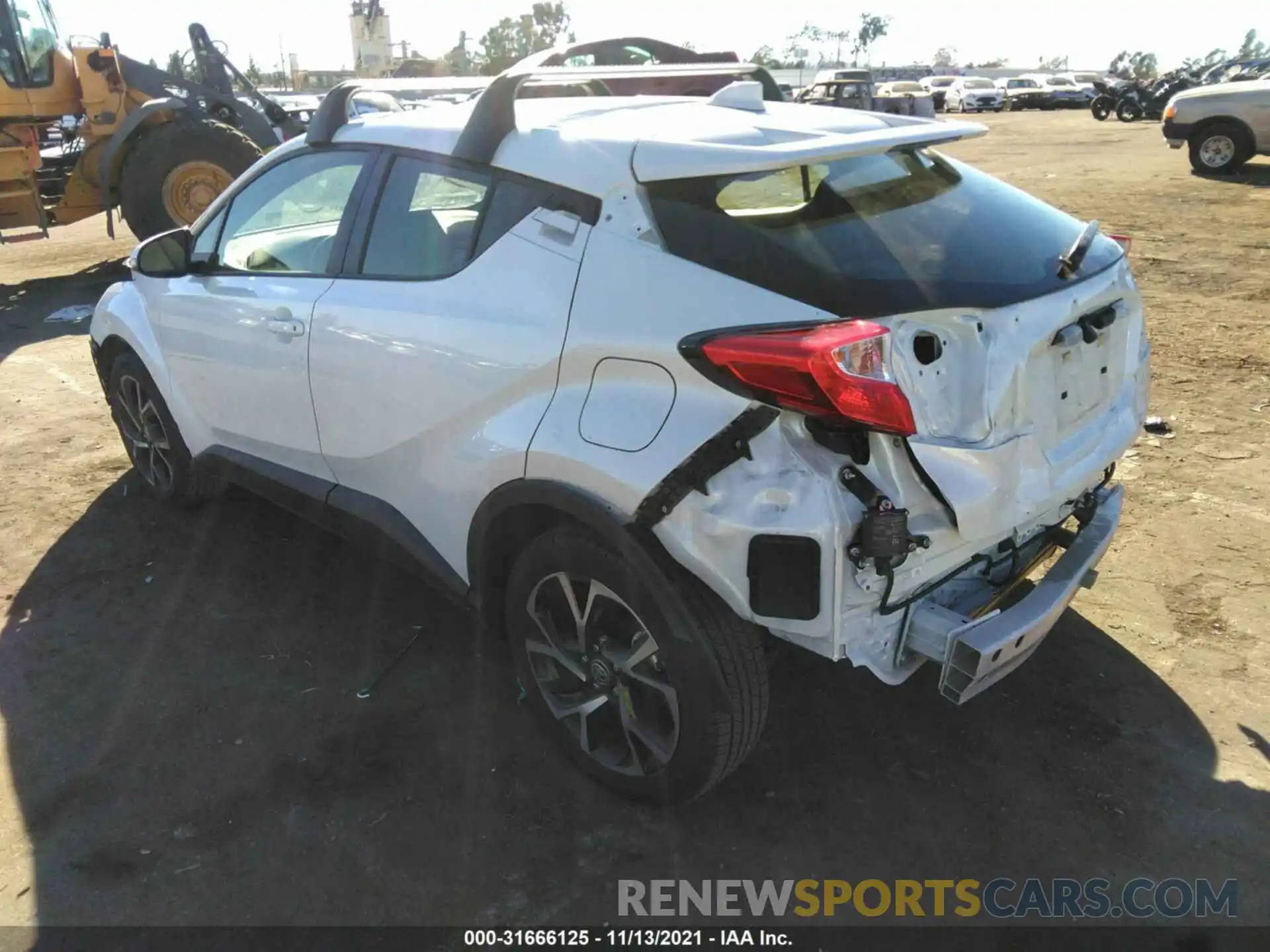 3 Photograph of a damaged car JTNKHMBX9L1082341 TOYOTA C-HR 2020