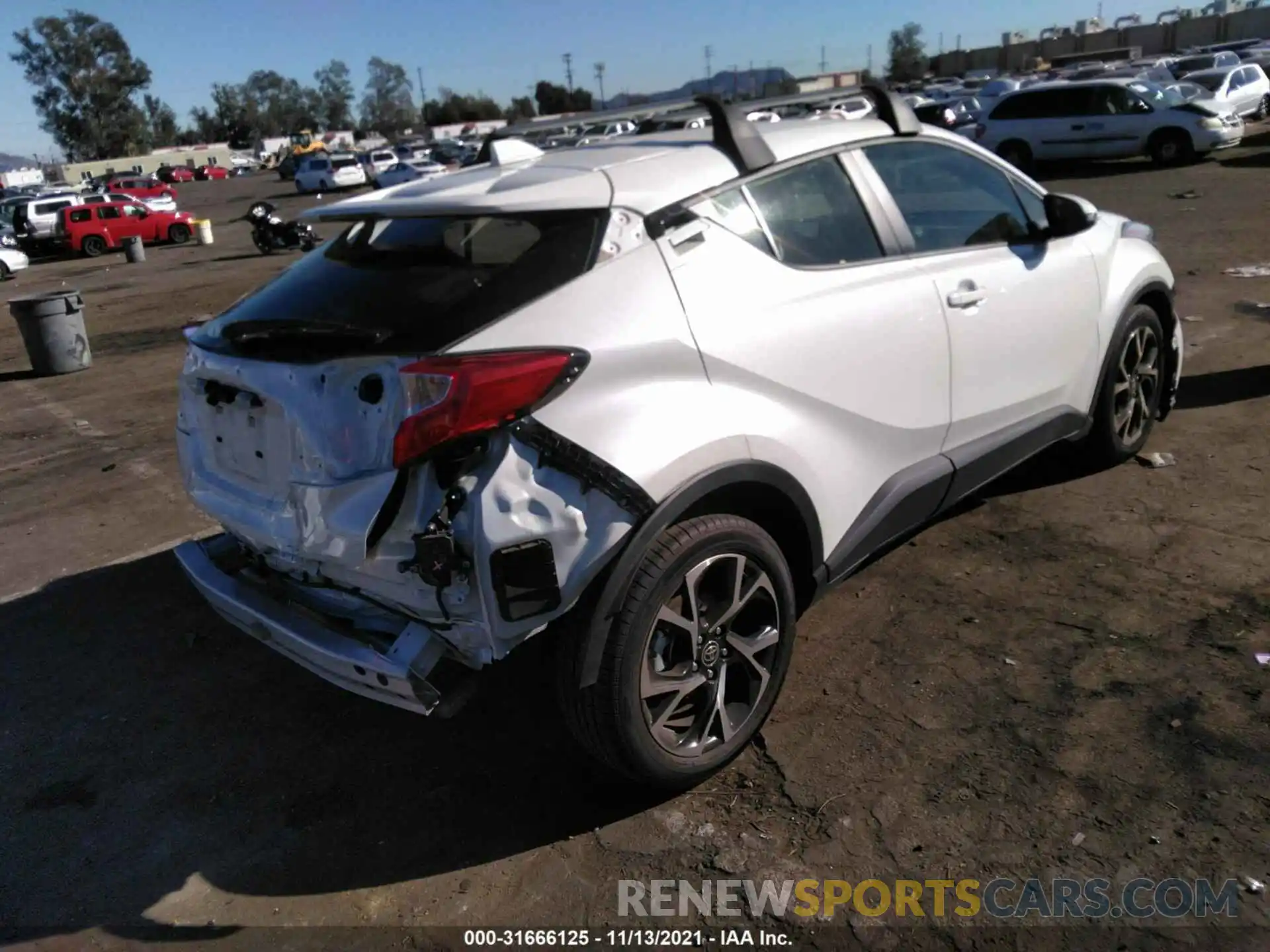 4 Photograph of a damaged car JTNKHMBX9L1082341 TOYOTA C-HR 2020