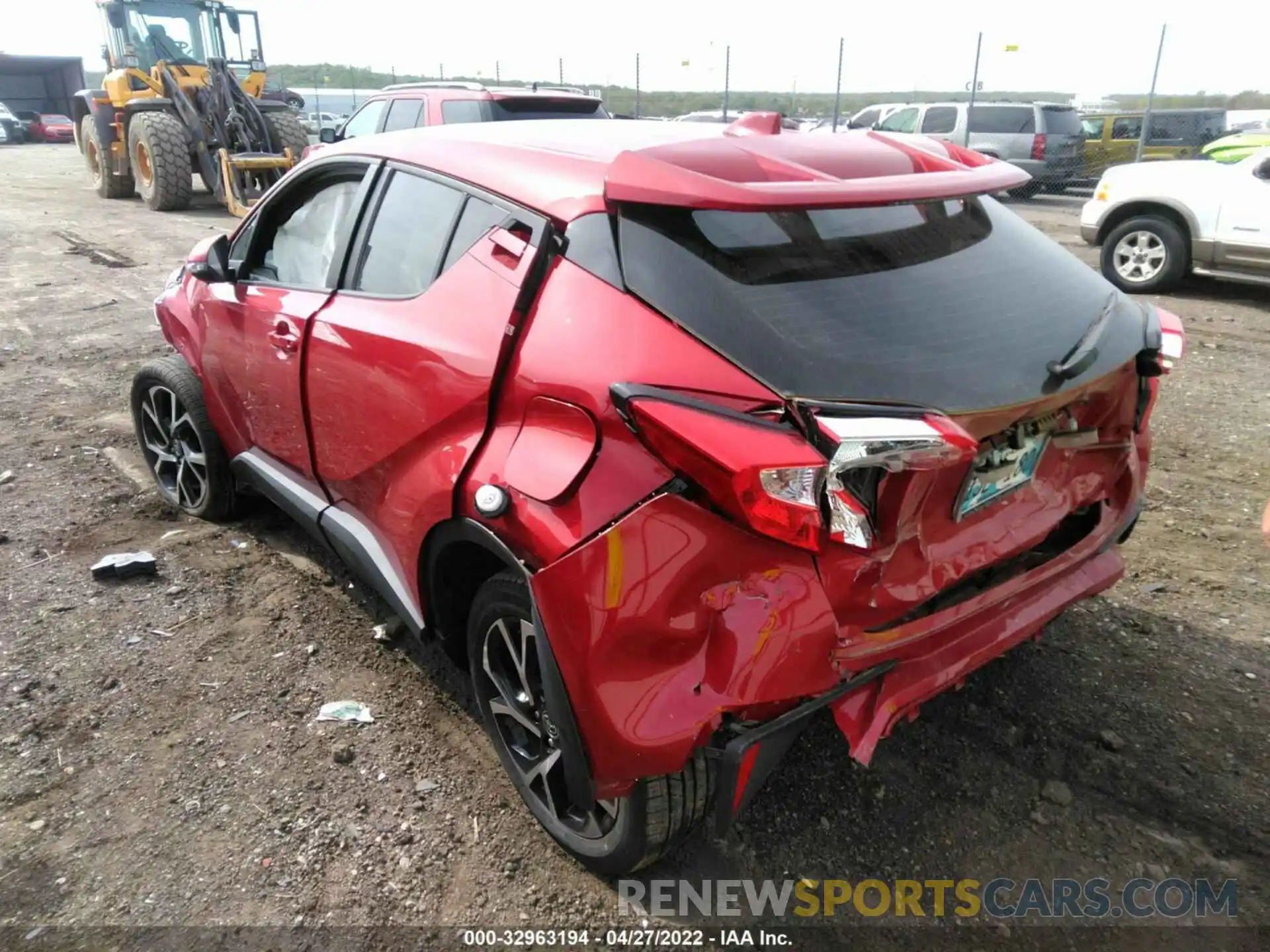 3 Photograph of a damaged car JTNKHMBX9L1082419 TOYOTA C-HR 2020