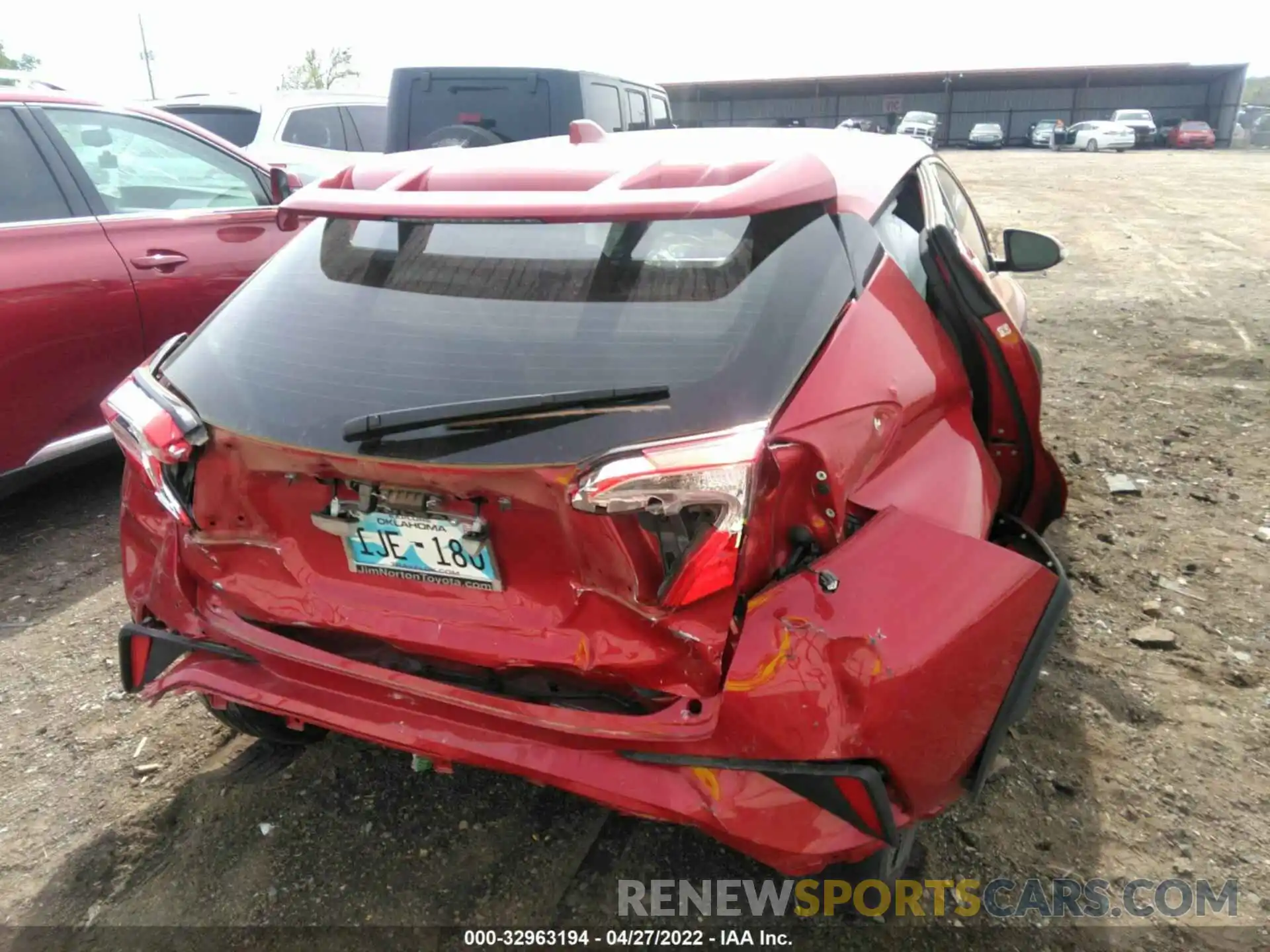 6 Photograph of a damaged car JTNKHMBX9L1082419 TOYOTA C-HR 2020