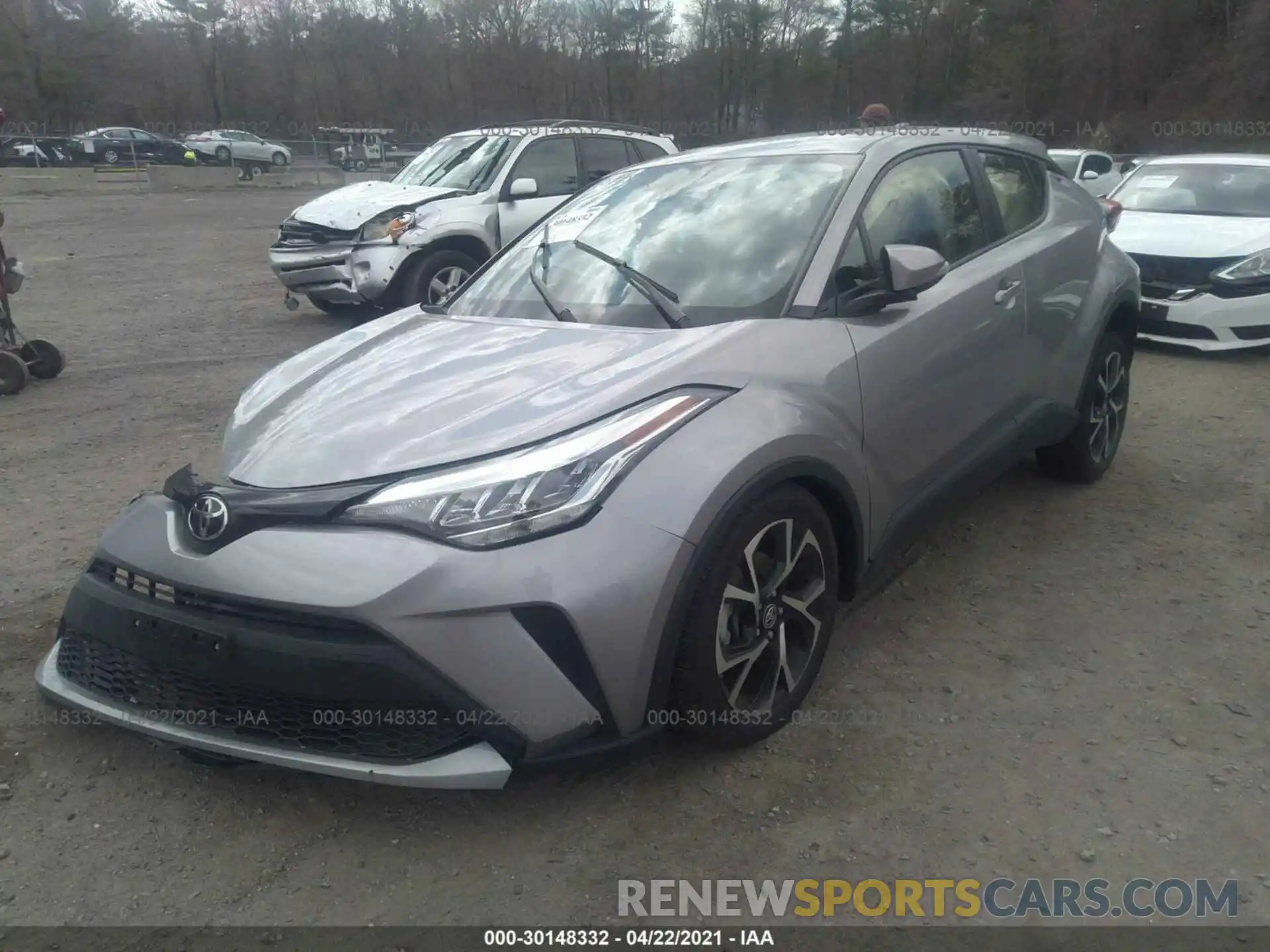 2 Photograph of a damaged car JTNKHMBX9L1083392 TOYOTA C-HR 2020