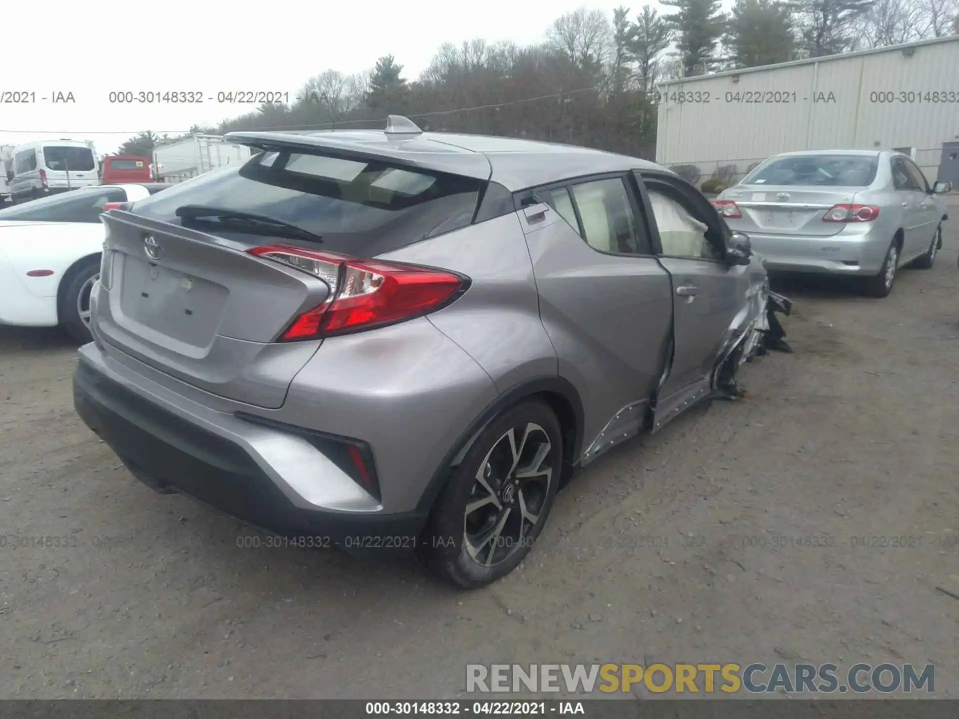 4 Photograph of a damaged car JTNKHMBX9L1083392 TOYOTA C-HR 2020