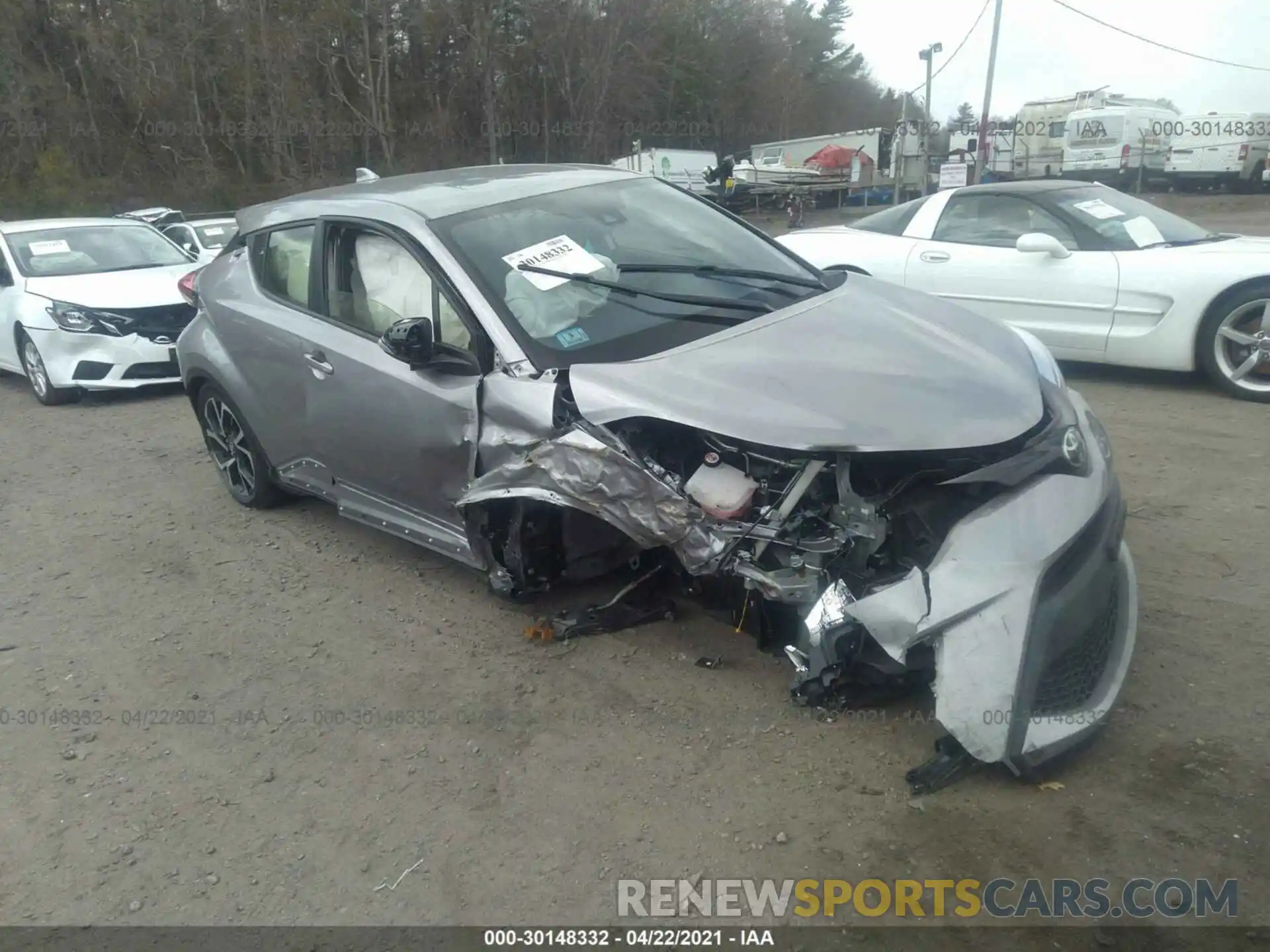 6 Photograph of a damaged car JTNKHMBX9L1083392 TOYOTA C-HR 2020